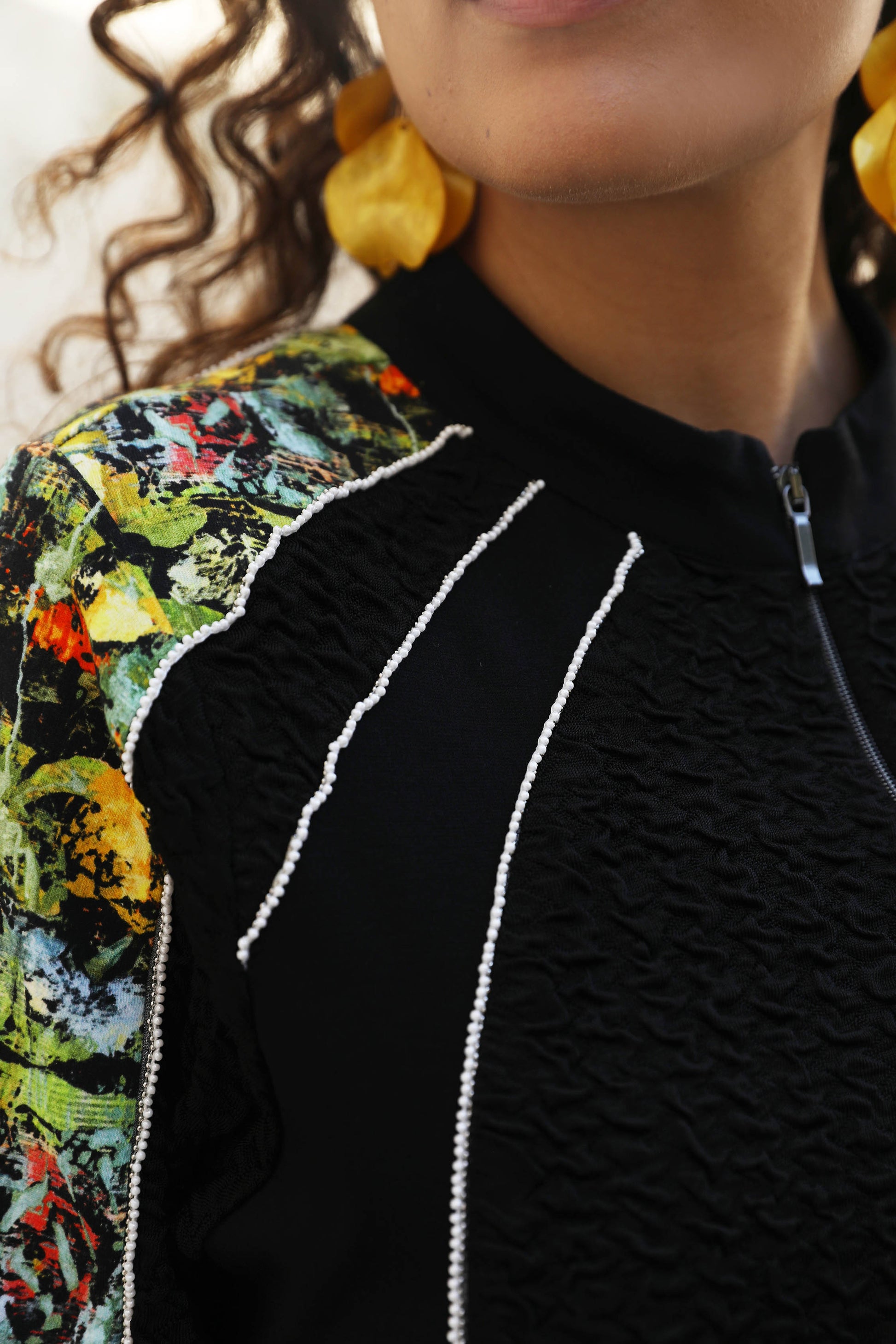 LE CARDIGAN ZIPPÉ | A FLEUR DE PEAU