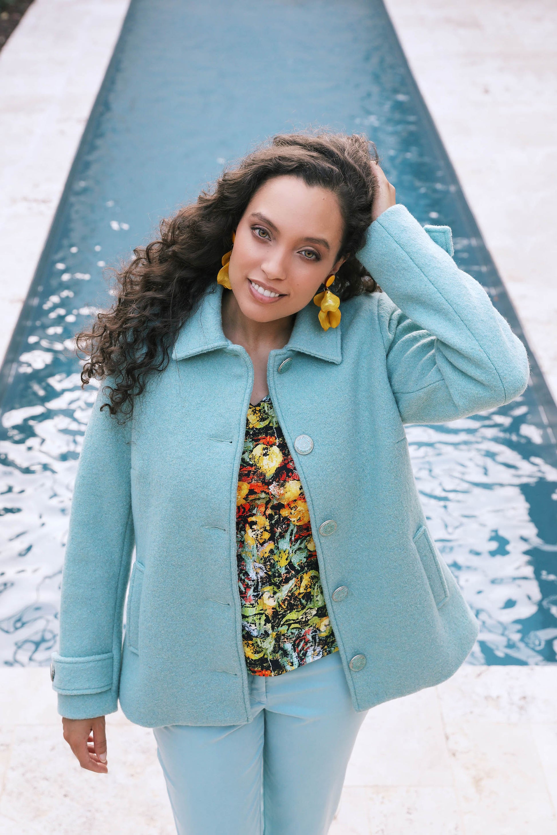 LA VESTE EN LAINE | A FLEUR DE PEAU