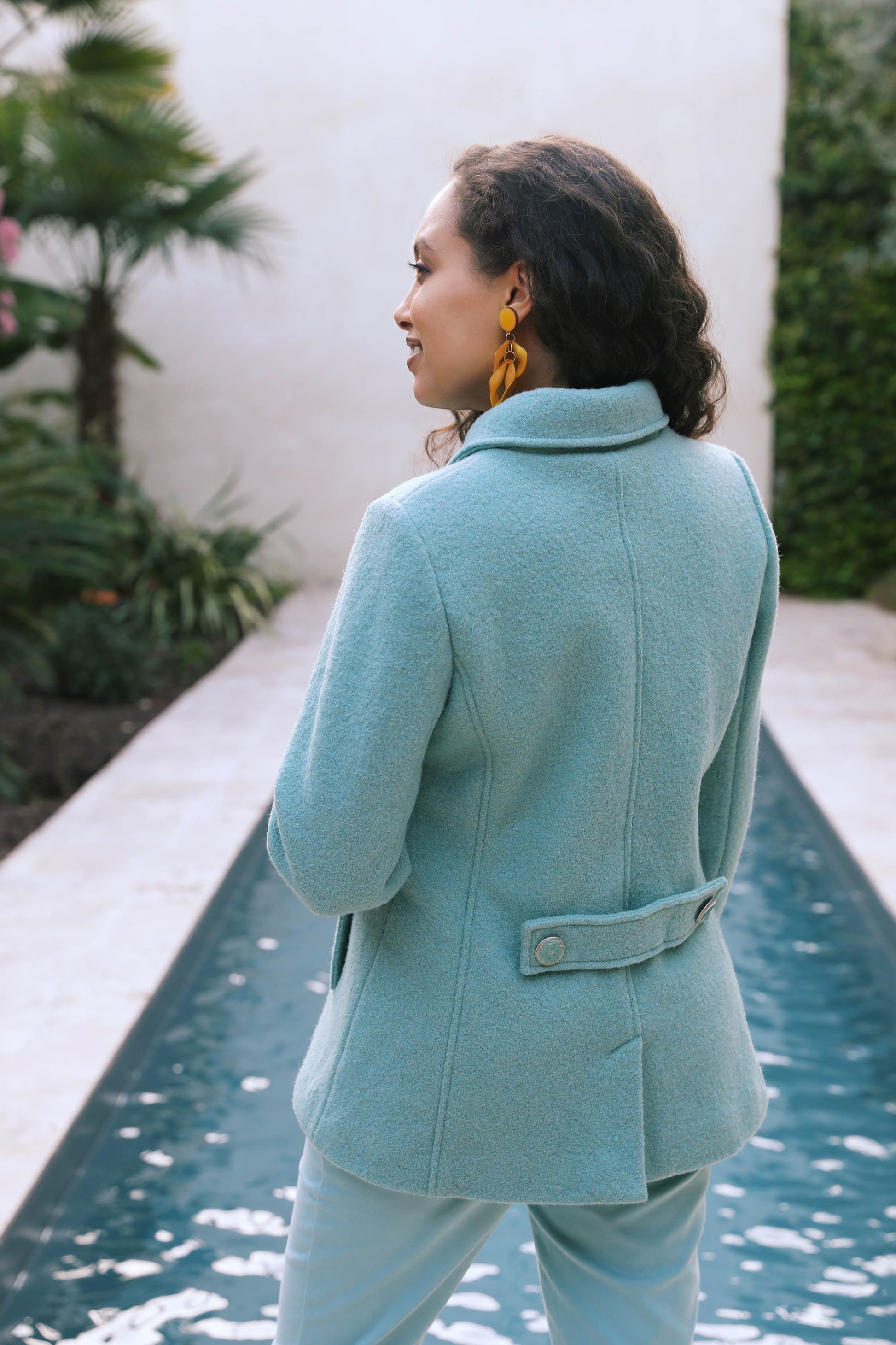 LA VESTE EN LAINE | A FLEUR DE PEAU