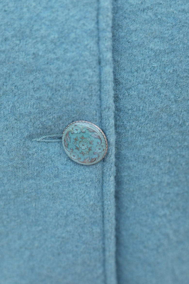 vêtement artist la marque veste-en-laine-a-fleur-de-peau
