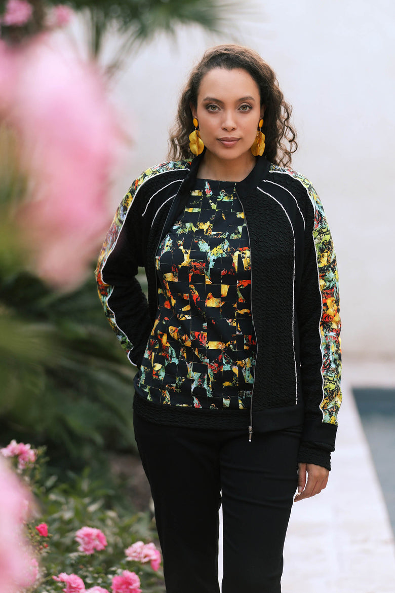 vêtement artist la marque sweat-a-fleur-de-peau