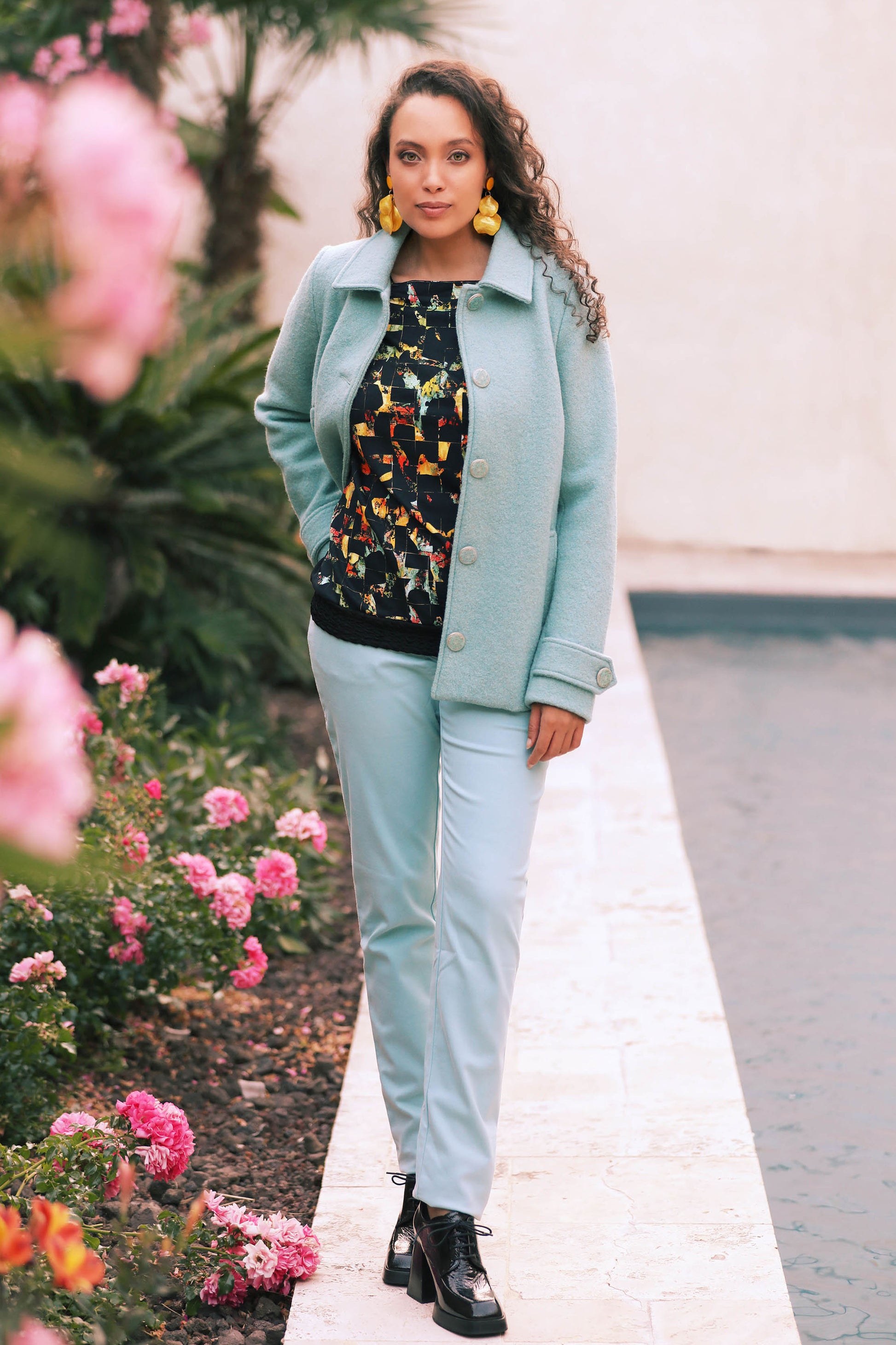 LA VESTE EN LAINE | A FLEUR DE PEAU