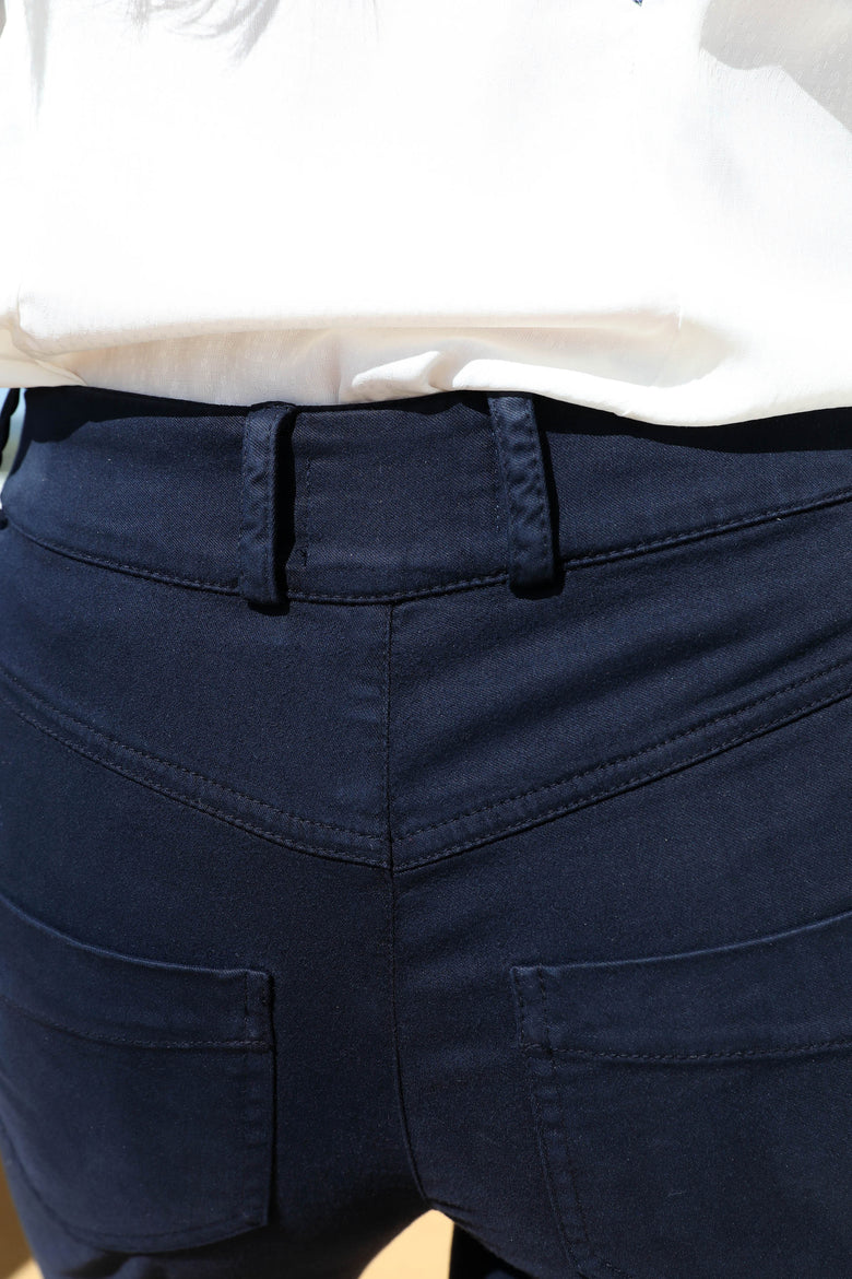 vêtement artist la marque pantalon-suede-navy-artic