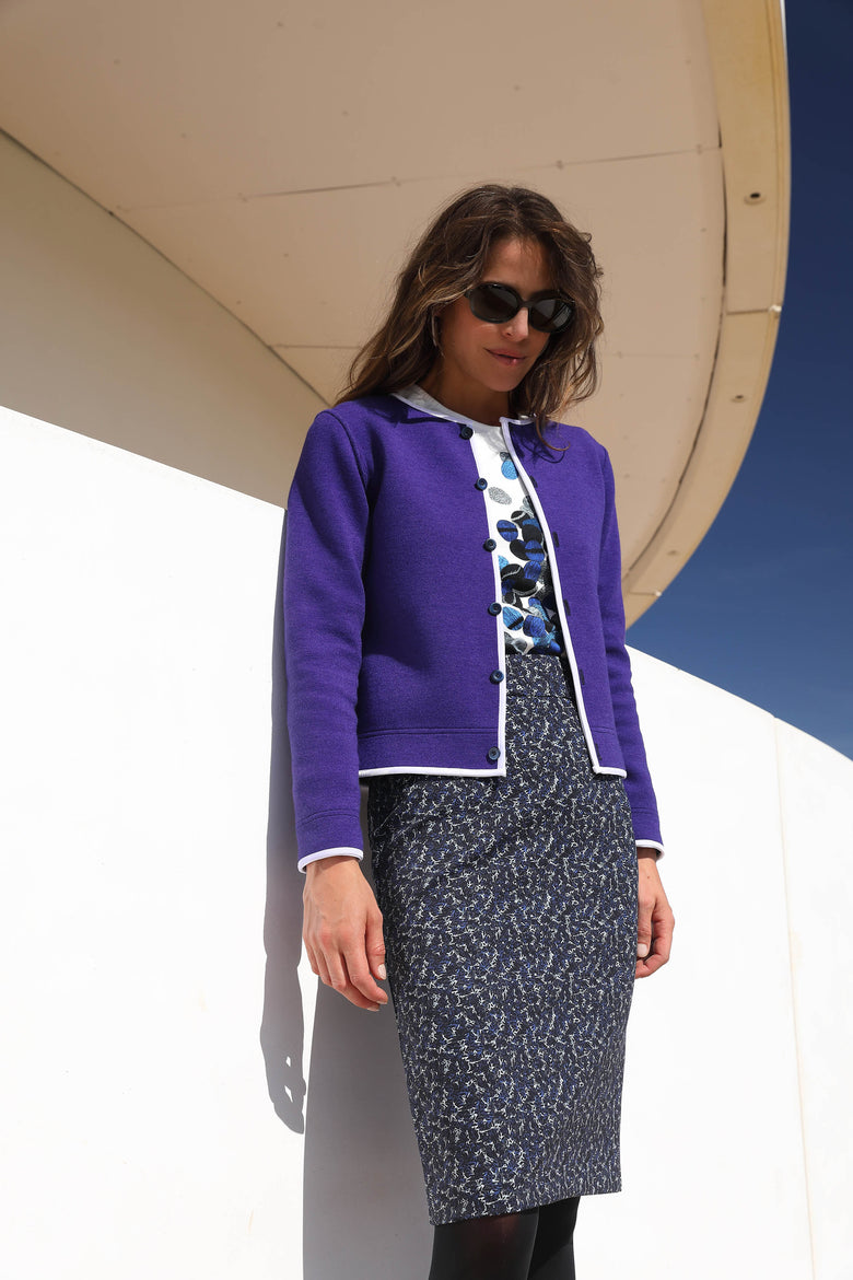 vêtement artist la marque cardigan-reversible-artic