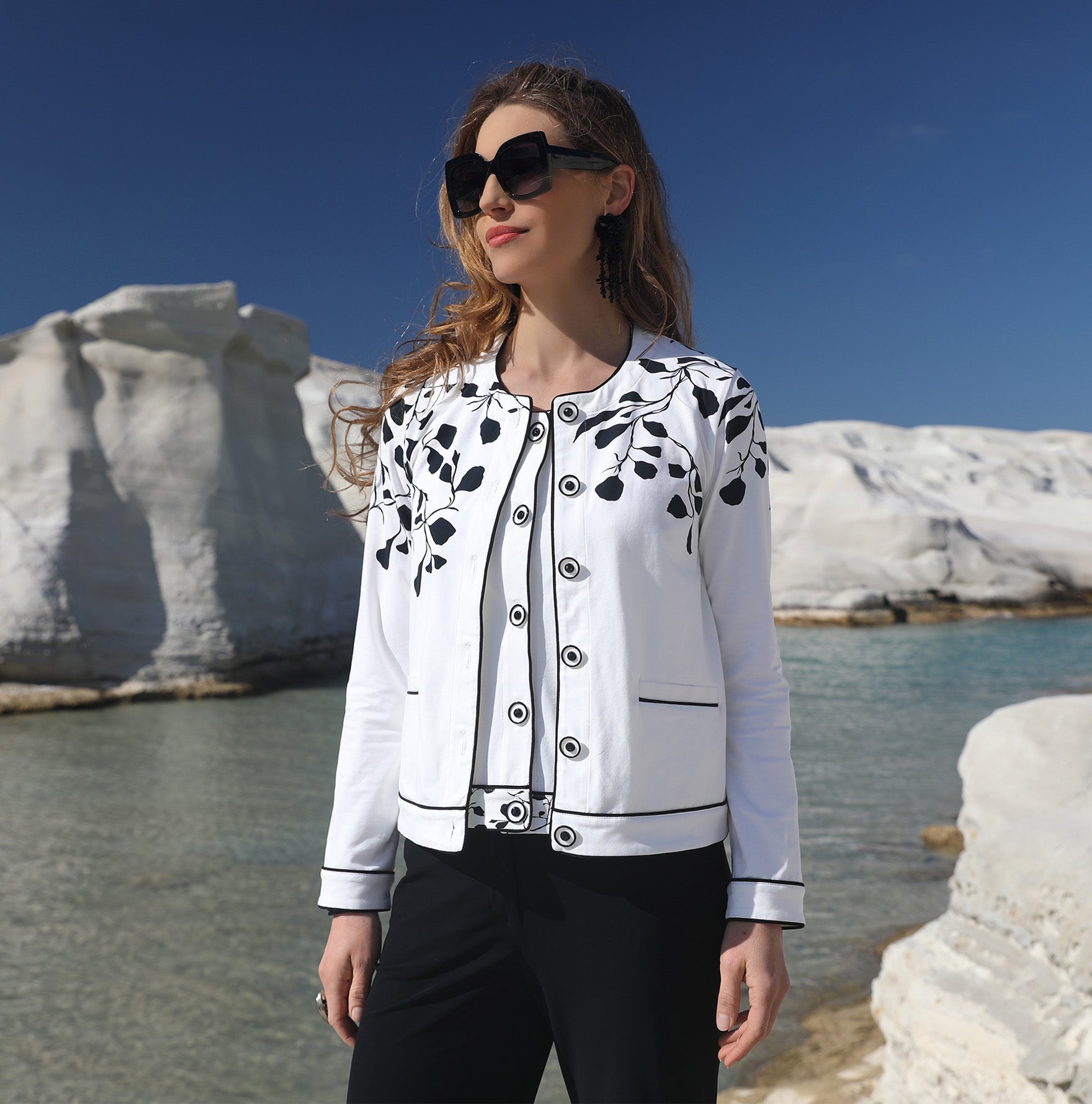 LE TOP SANS MANCHES | BLANC DE NOIR