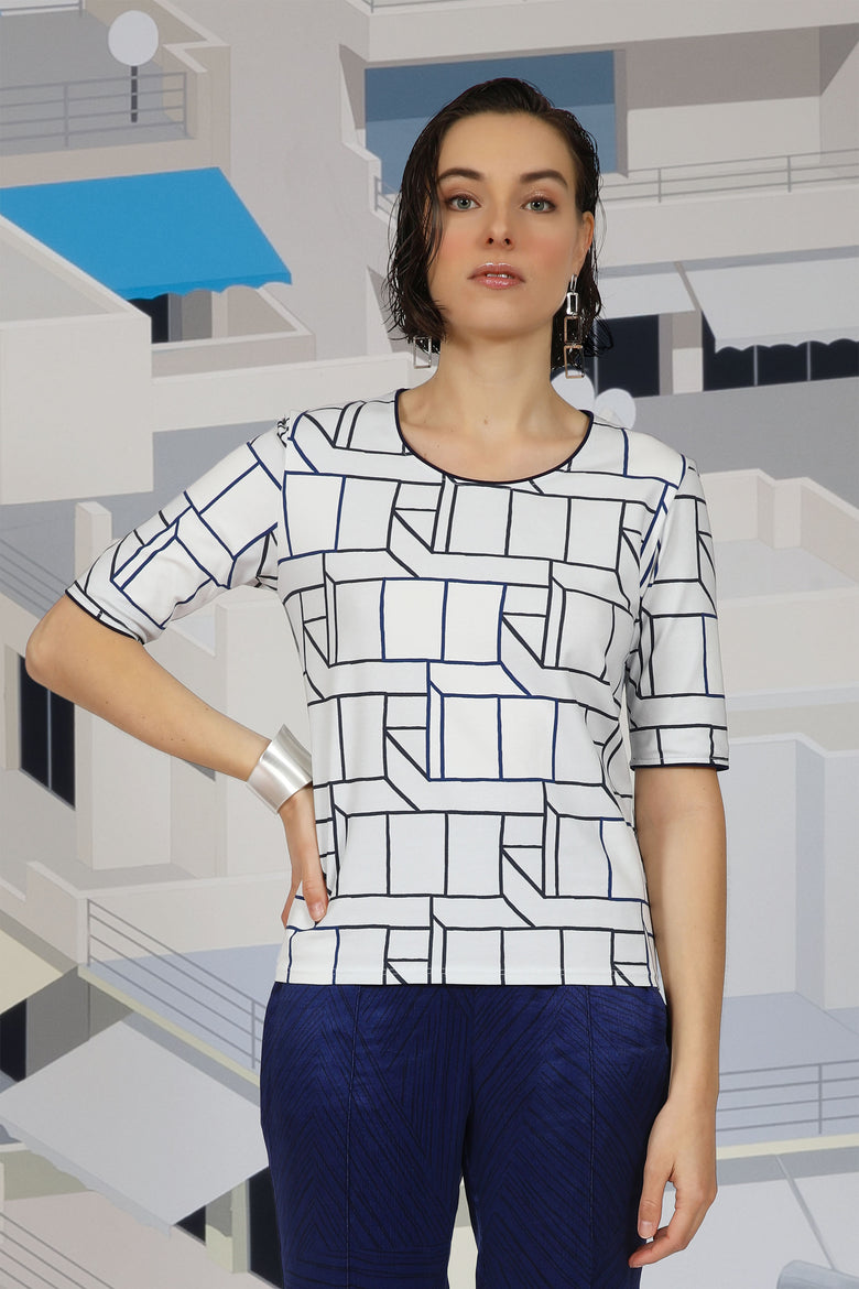 vêtement artist la marque top-manches-coudes-olympe