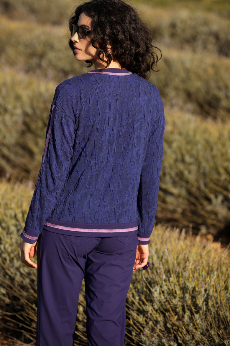 vêtement artist la marque cardigan-uni-les-grands-chemins