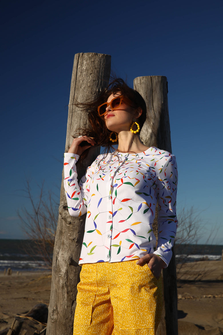 vêtement artist la marque cardigan-plein-soleil