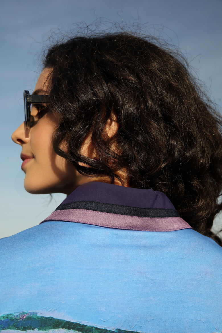 vêtement artist la marque cardigan-imprime-les-grands-chemins