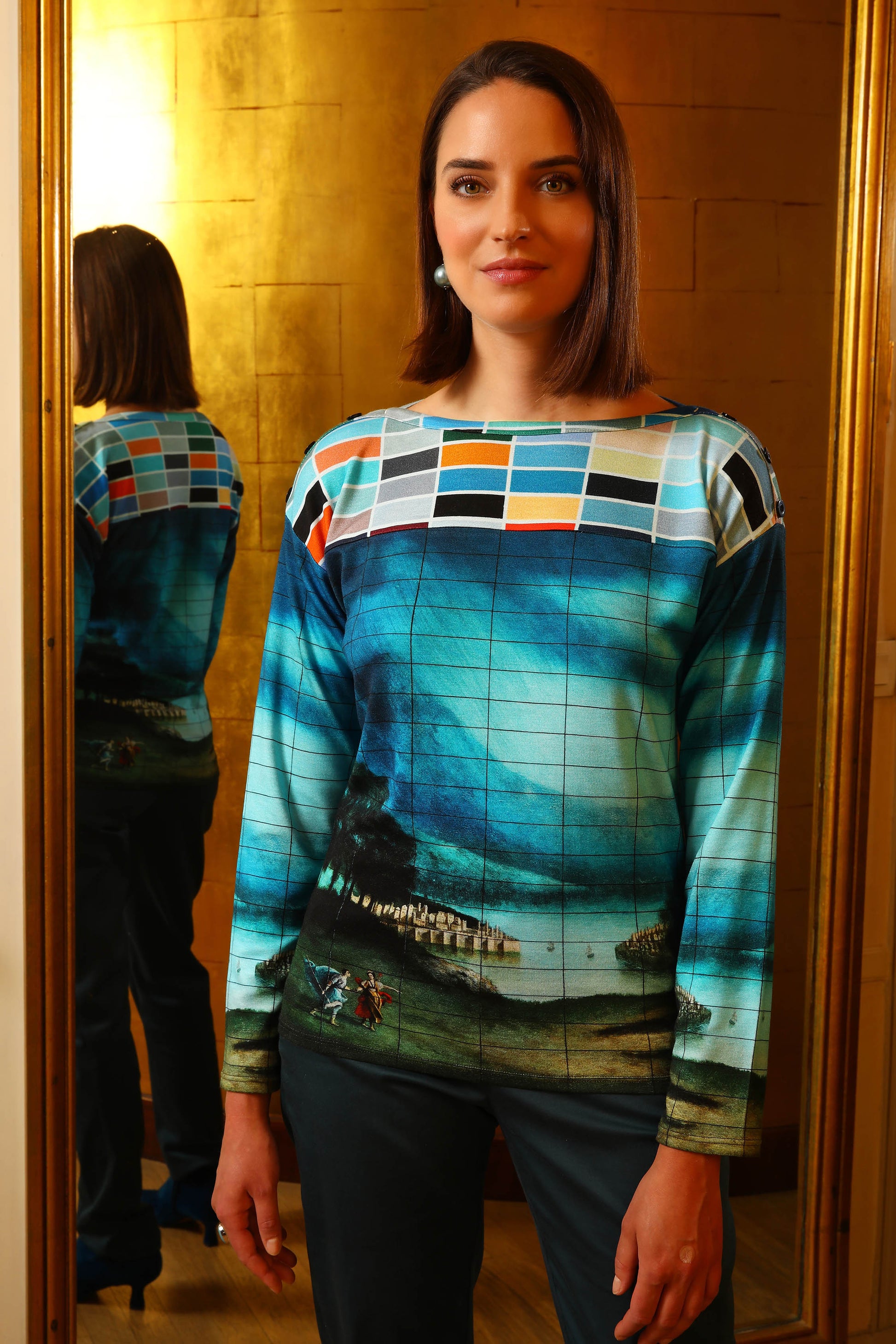 THE TOP WITH A BOAT NECK | HARMONY