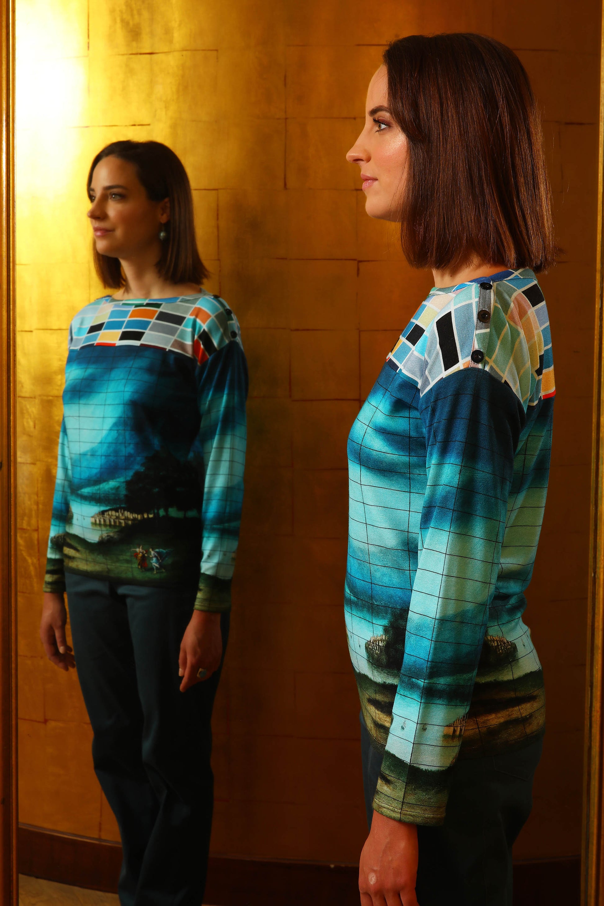 THE TOP WITH A BOAT NECK | HARMONY