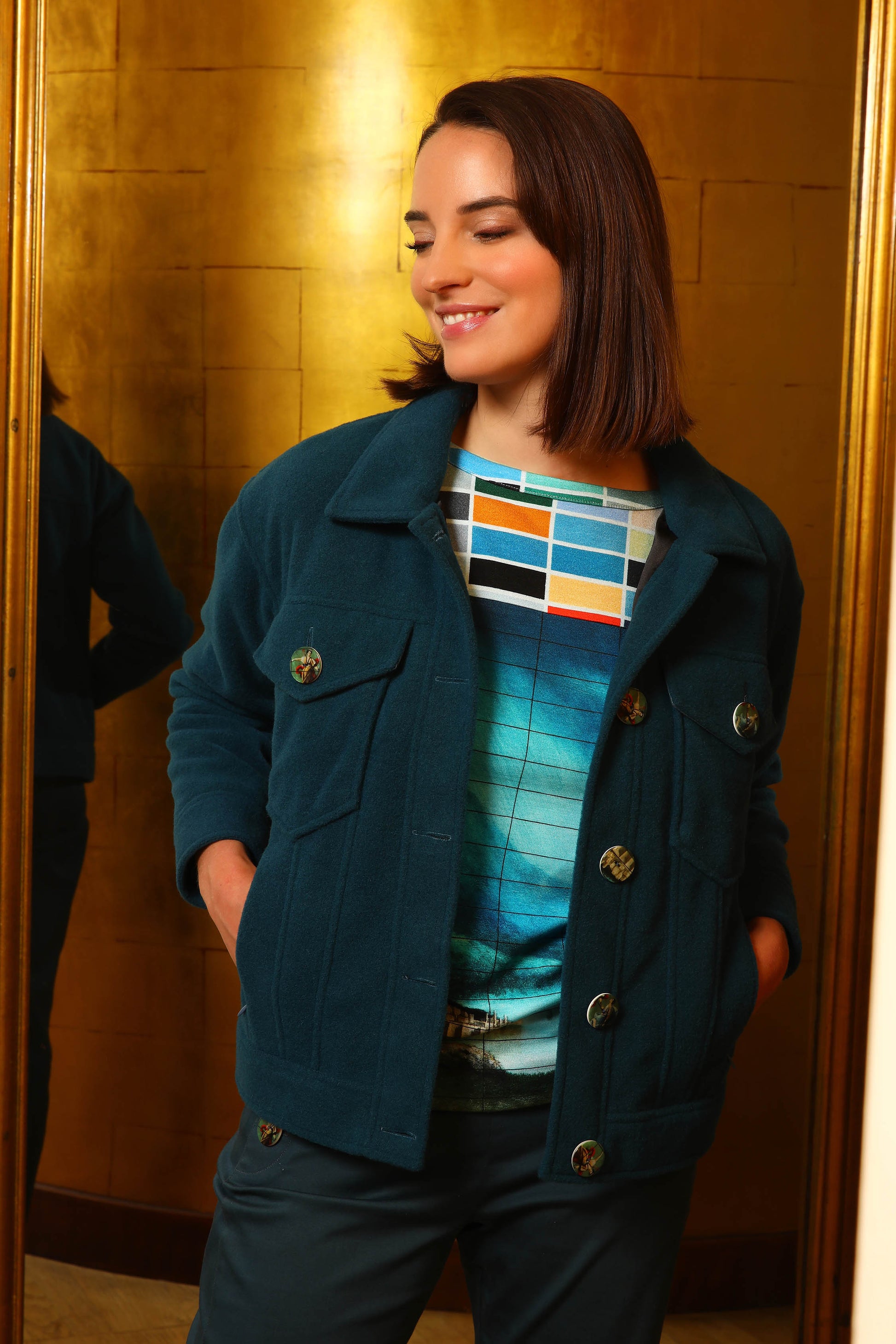 THE TOP WITH A BOAT NECK | HARMONY