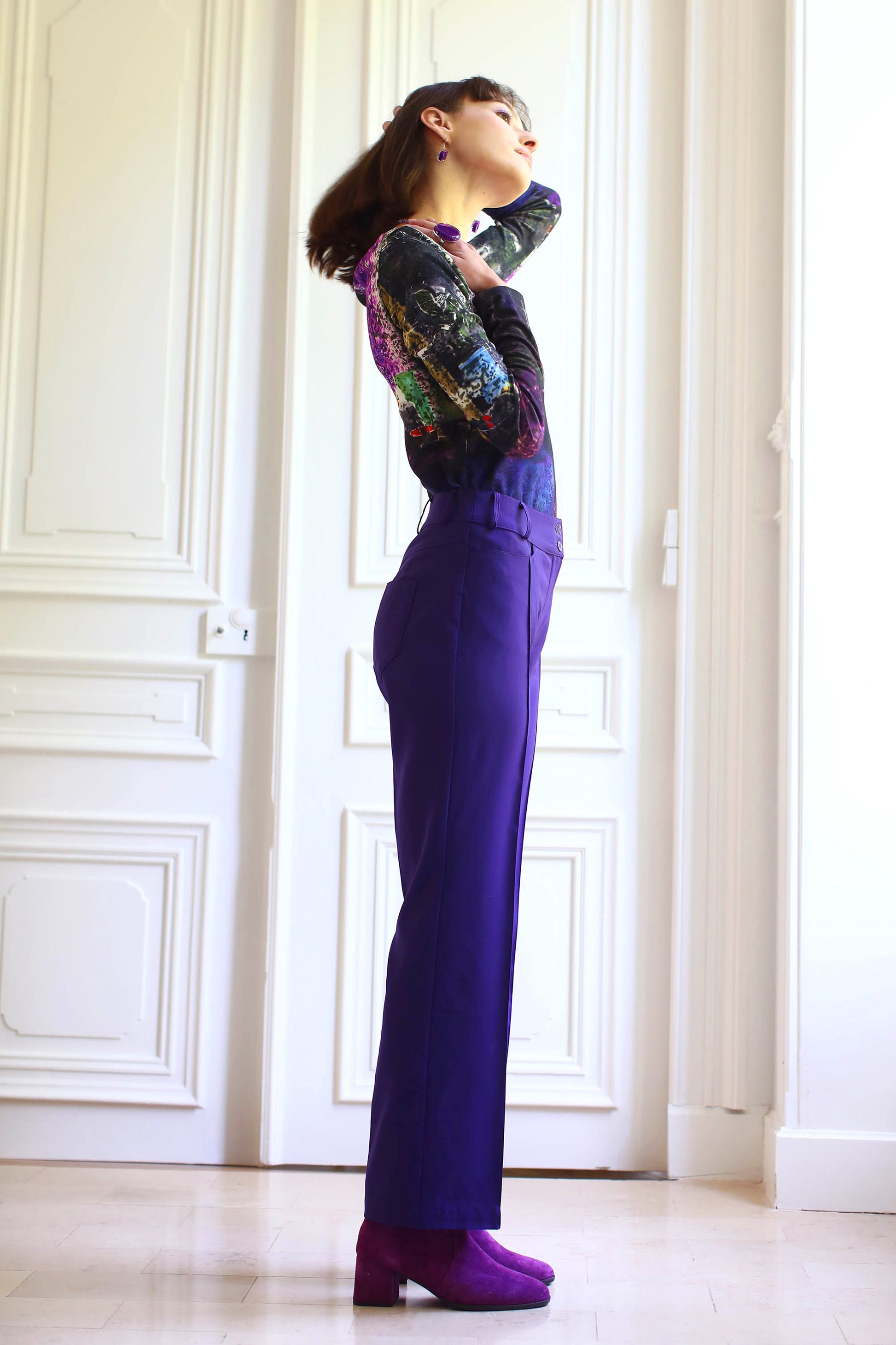 LE PANTALON | COULEUR POURPRE