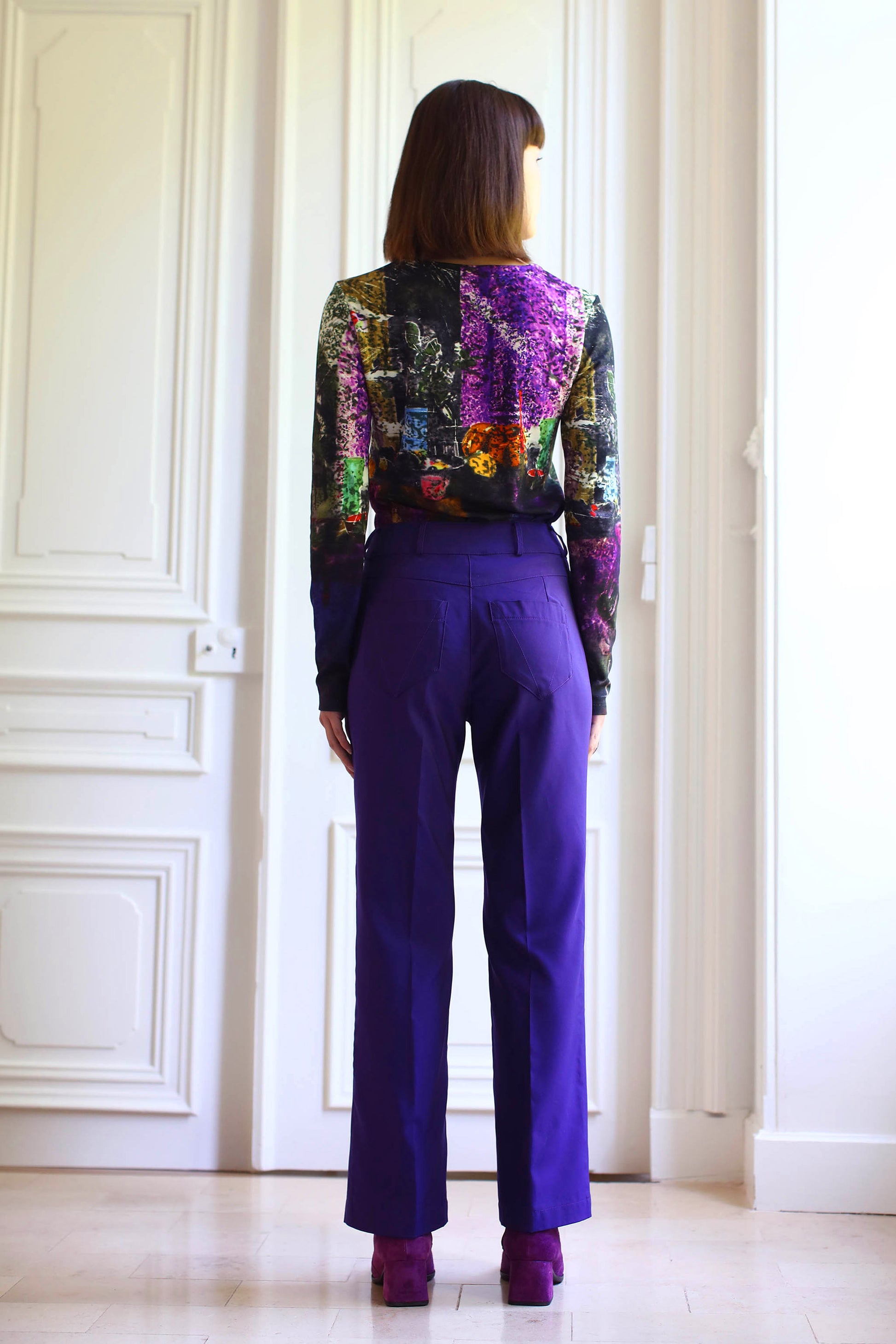 LE PANTALON | COULEUR POURPRE