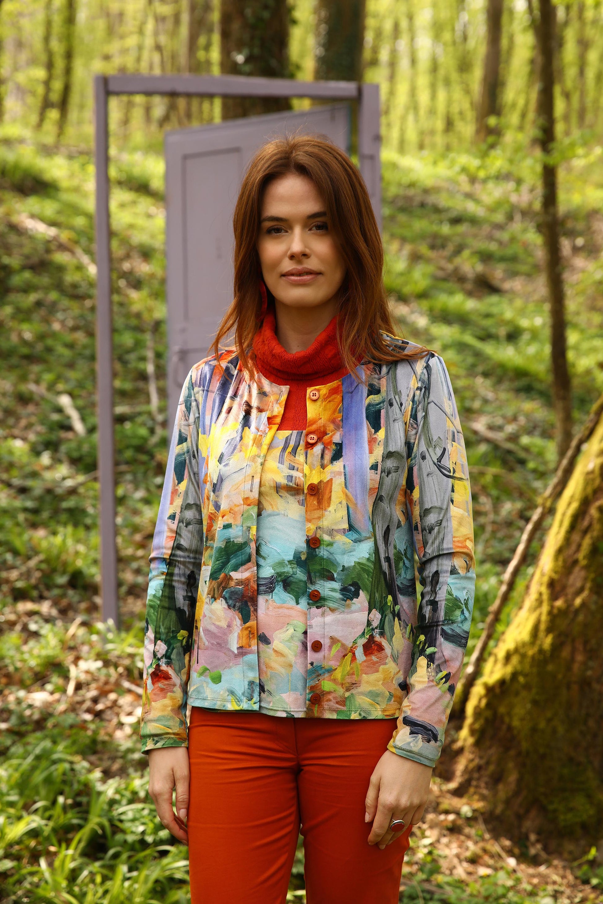 LE CARDIGAN IMPRIMÉ | LEGENDE D'AUTOMNE
