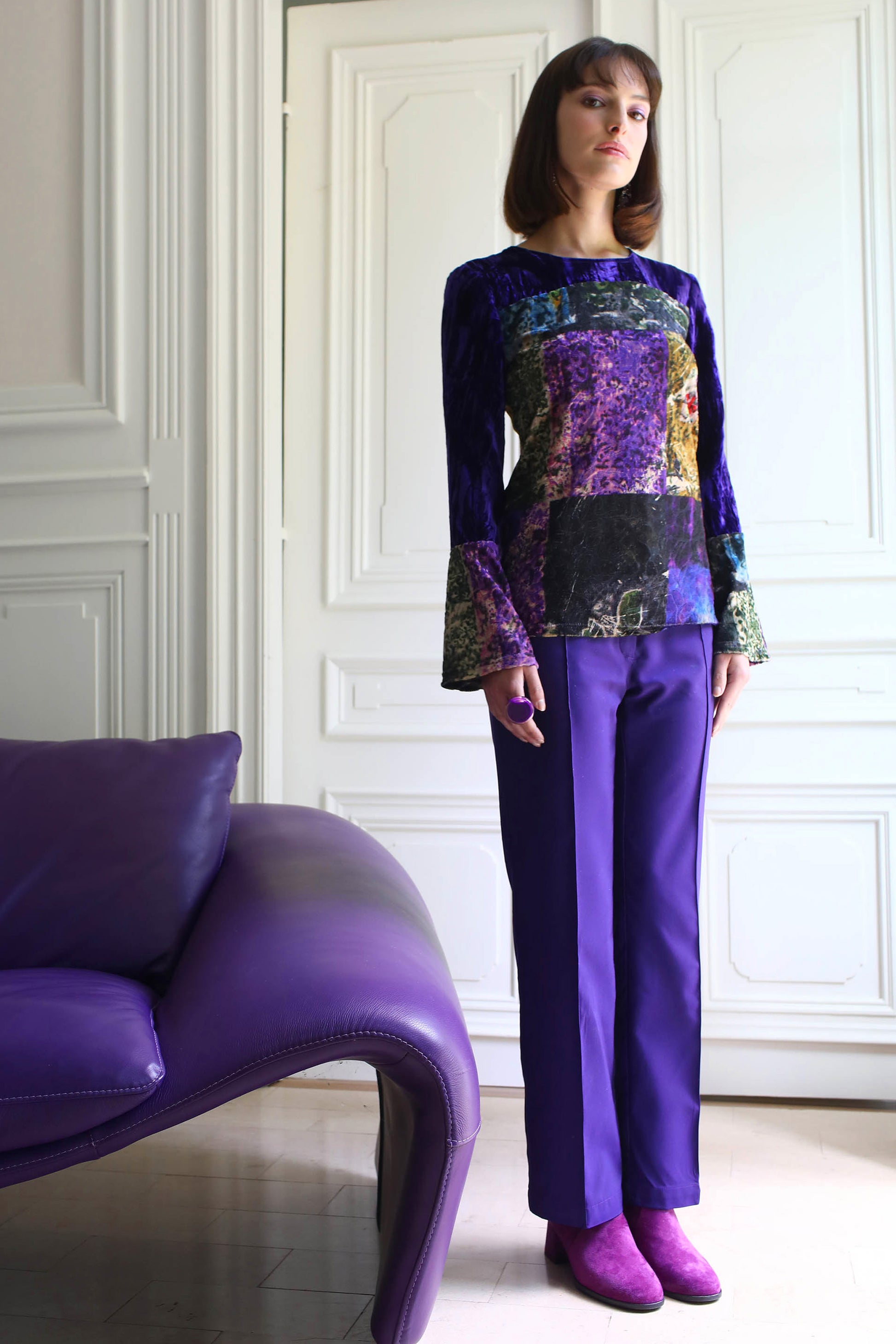 LE PANTALON | COULEUR POURPRE