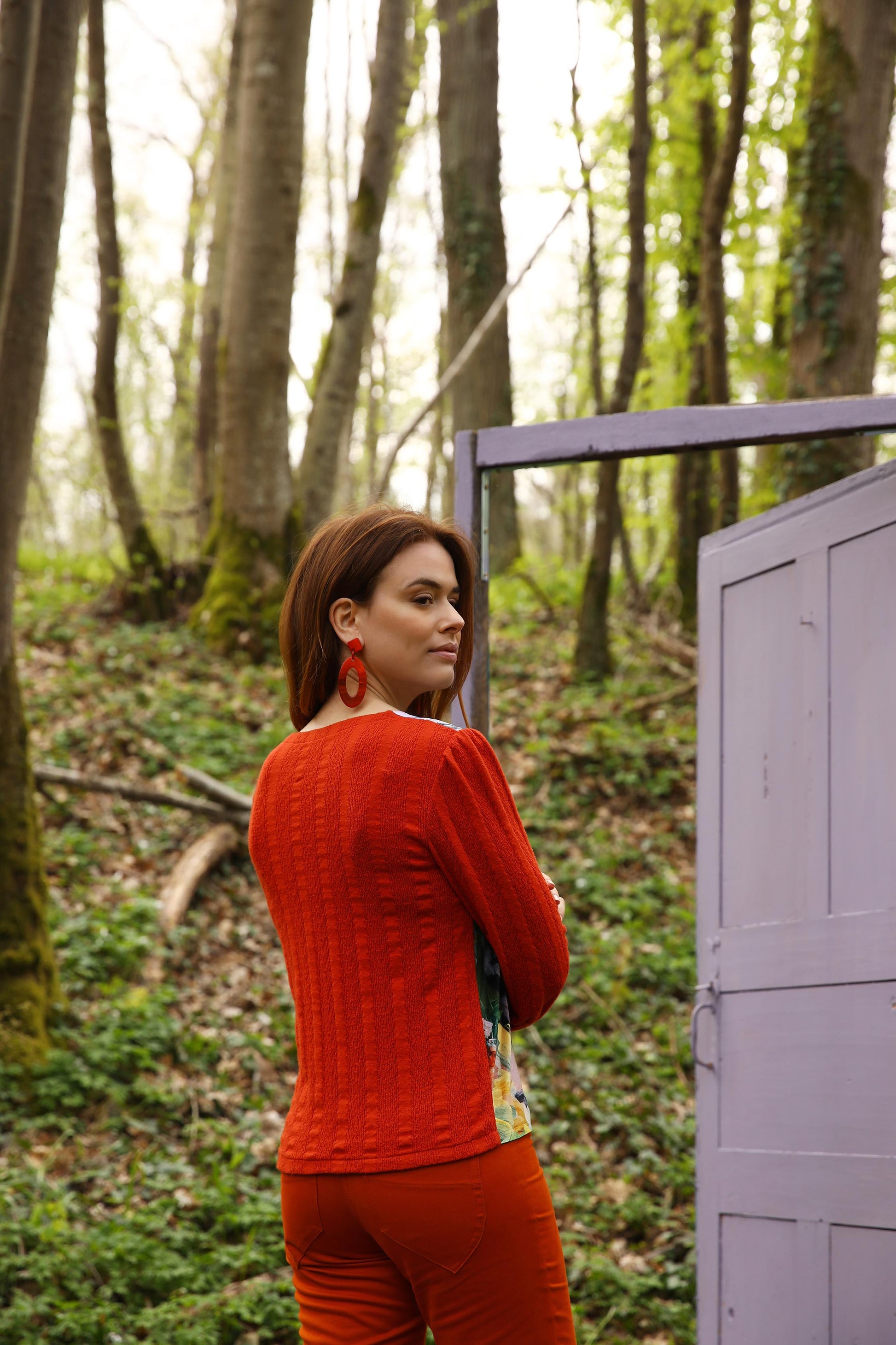 LE PULL COL V | LEGENDE D'AUTOMNE