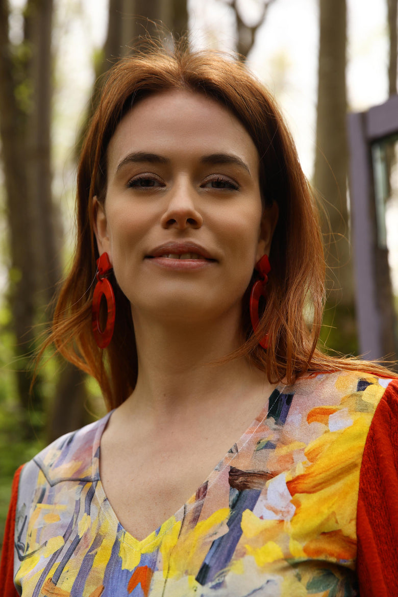 vêtement artist la marque pull-col-v-legende-d-automne