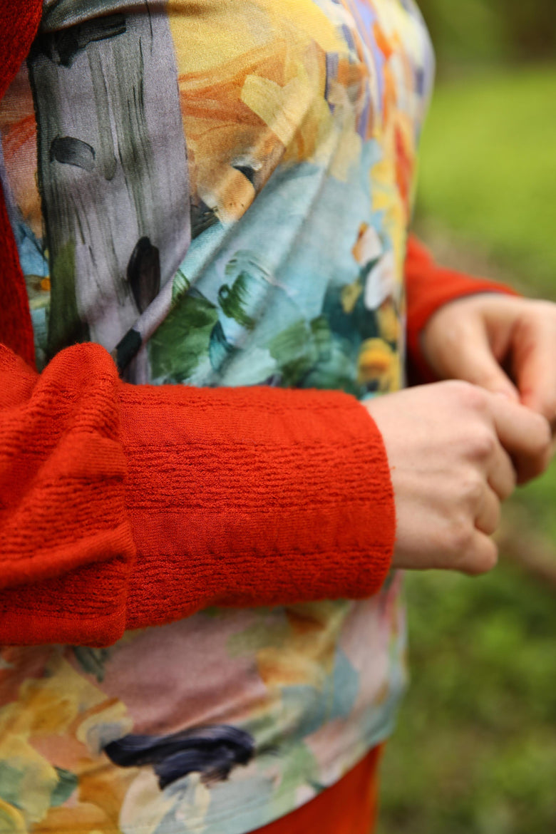 vêtement artist la marque pull-col-v-legende-d-automne