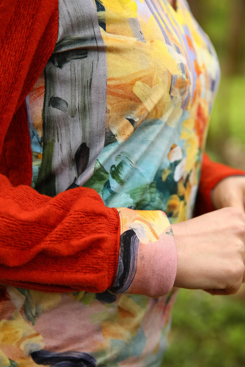 vêtement artist la marque pull-col-v-legende-d-automne