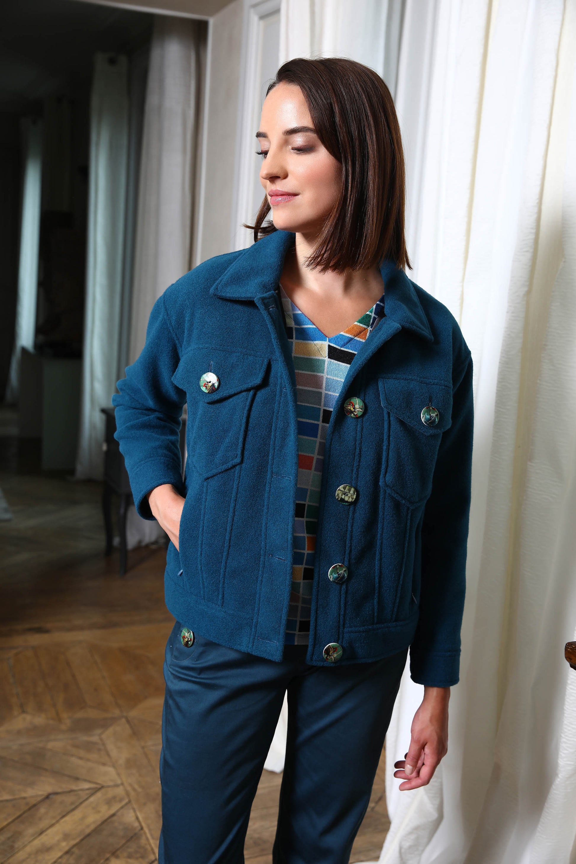 LE PULL COL V | HARMONIA