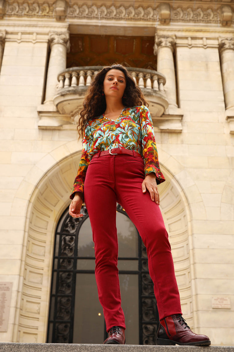 vêtement artist la marque pantalon-suede-jardins-enchantes