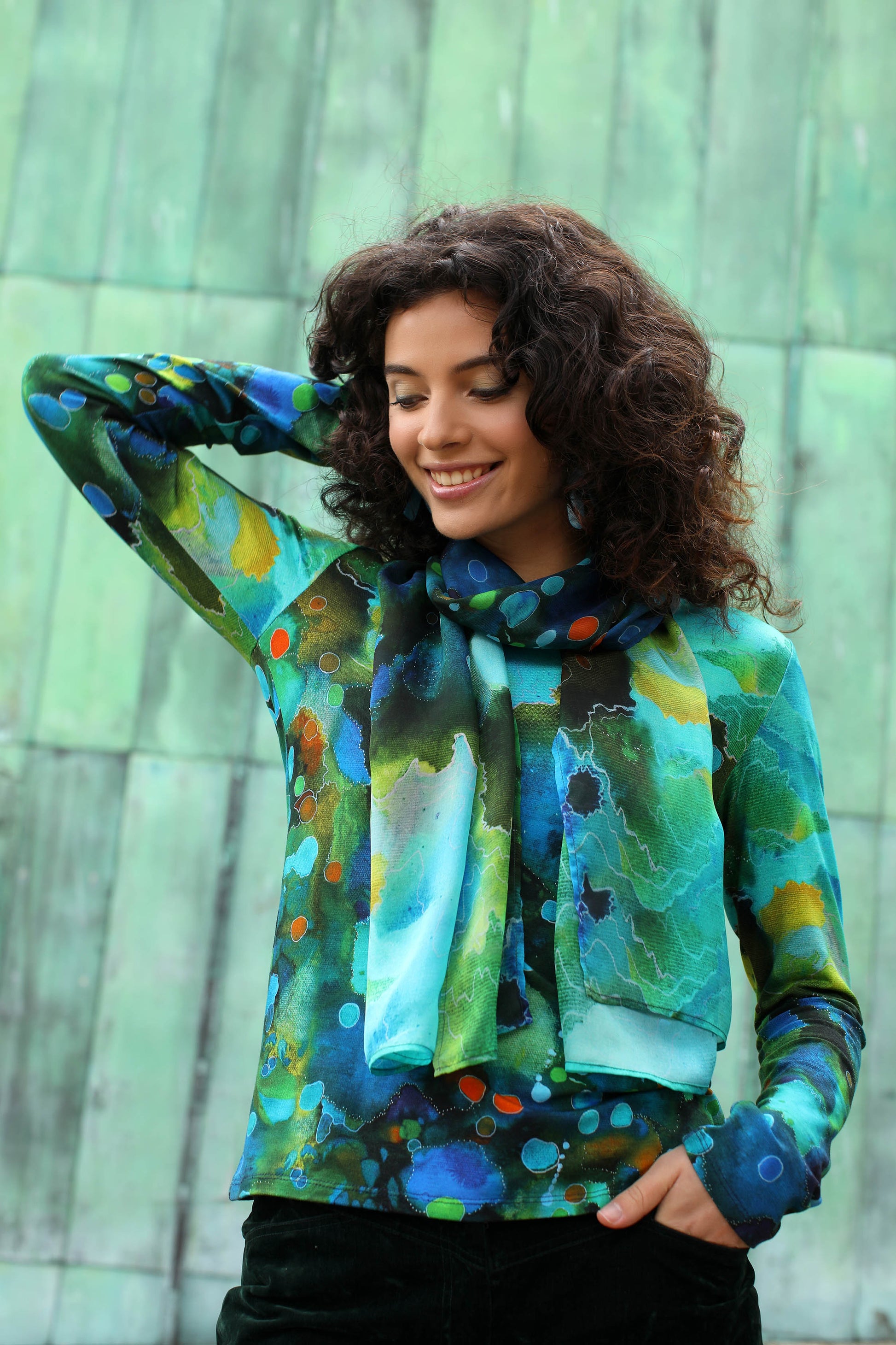 LE FOULARD EN SOIE | AU PAYS DES MERVEILLES