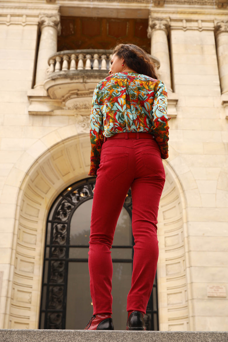 vêtement artist la marque pantalon-suede-jardins-enchantes