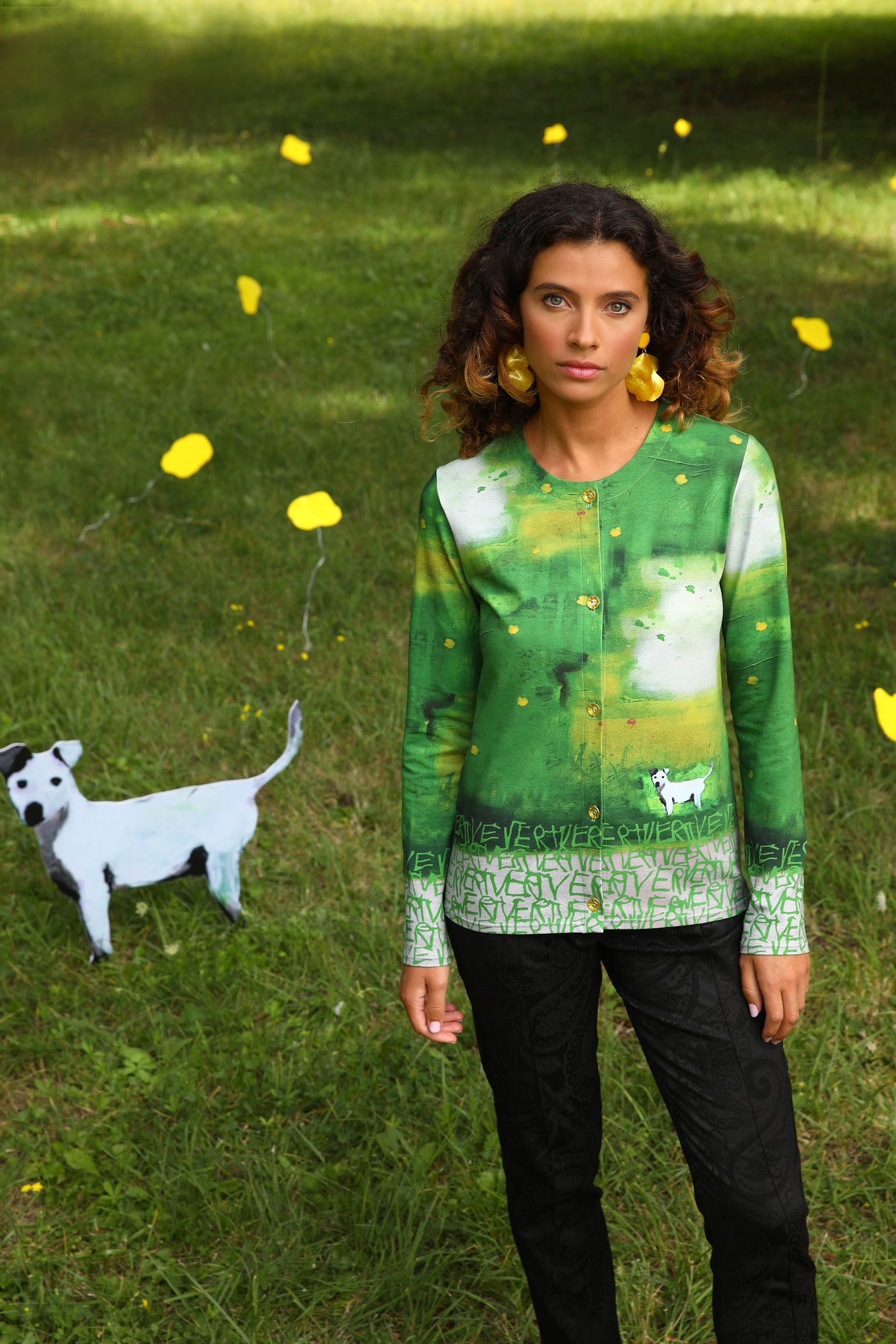 LE CARDIGAN VERT | EN BONNE COMPAGNIE