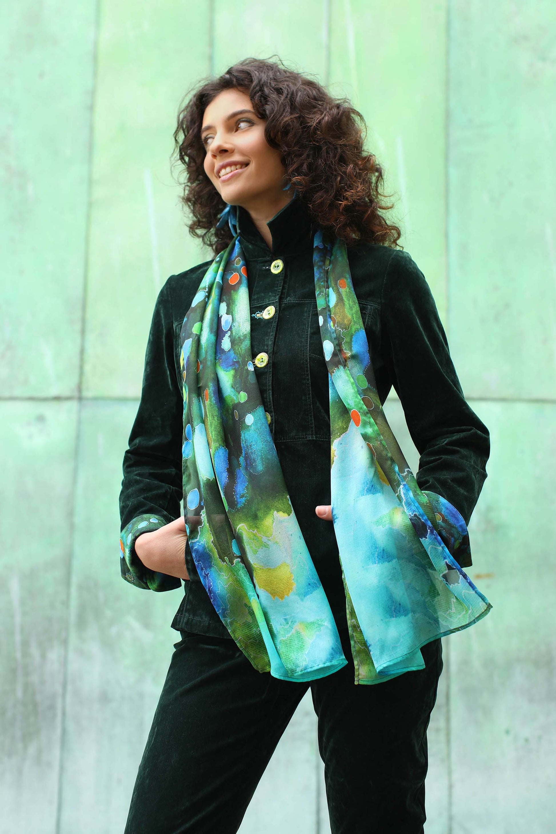 LE FOULARD EN SOIE | AU PAYS DES MERVEILLES