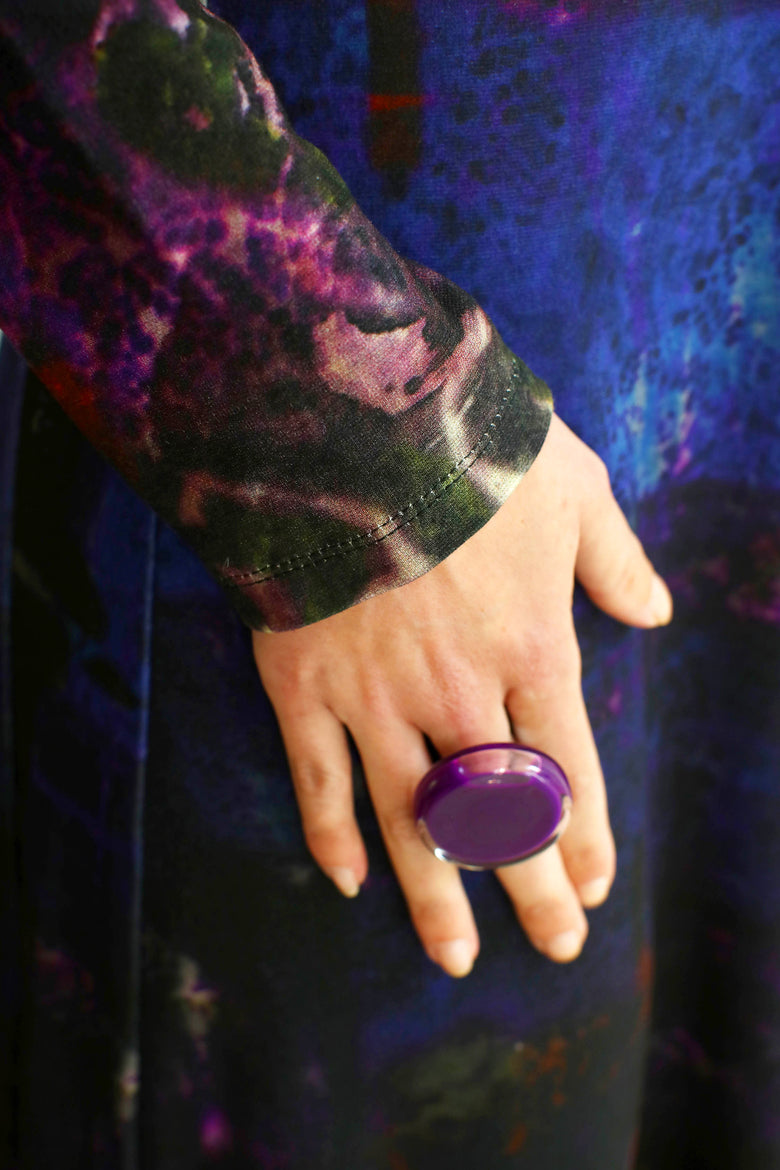 vêtement artist la marque robe-couleur-pourpre