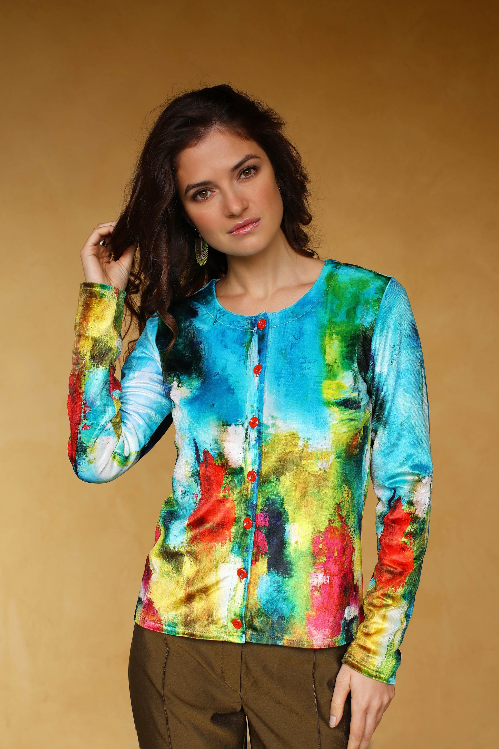 LE CARDIGAN VELOURS | LES BEAUX JOURS