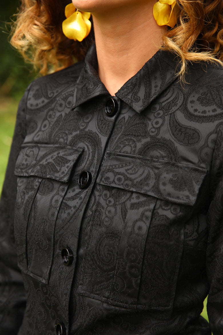 vêtement artist la marque veste-noire-en-bonne-compagnie