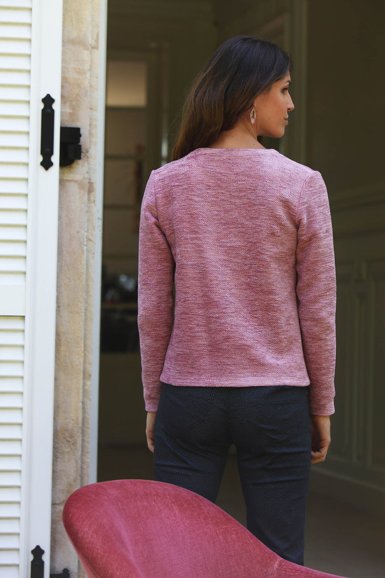 vêtement artist la marque cardigan-bouclette-luminescence