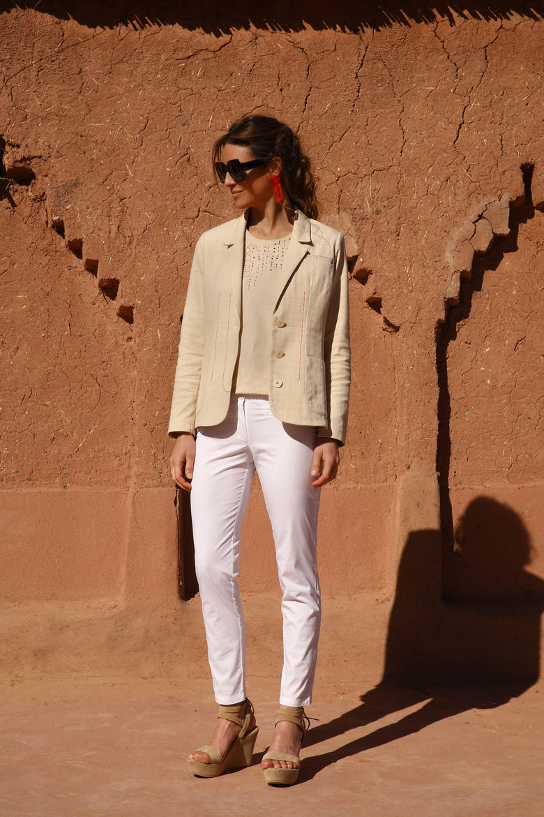 vêtement artist la marque pantalon-super-stretch-au-fil-de-lin