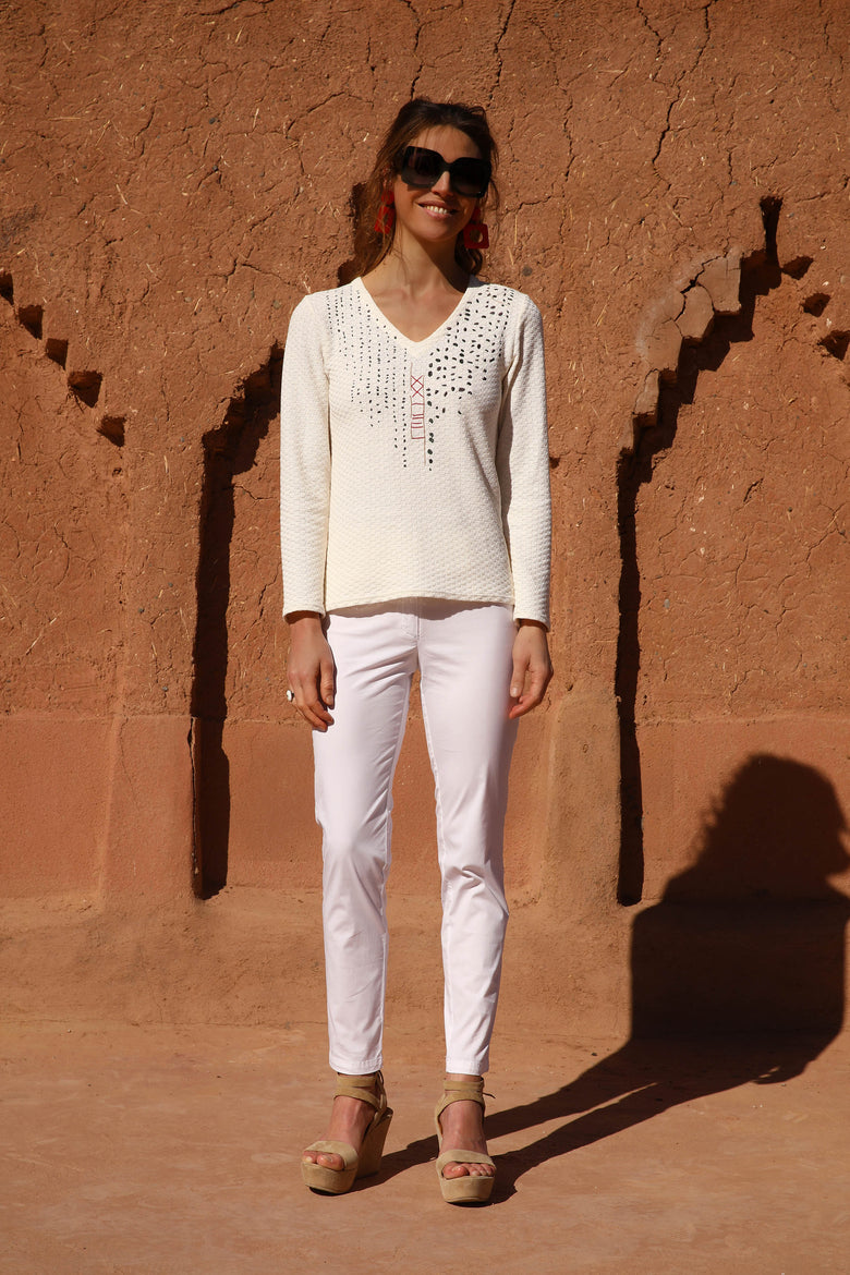 vêtement artist la marque pantalon-super-stretch-au-fil-de-lin