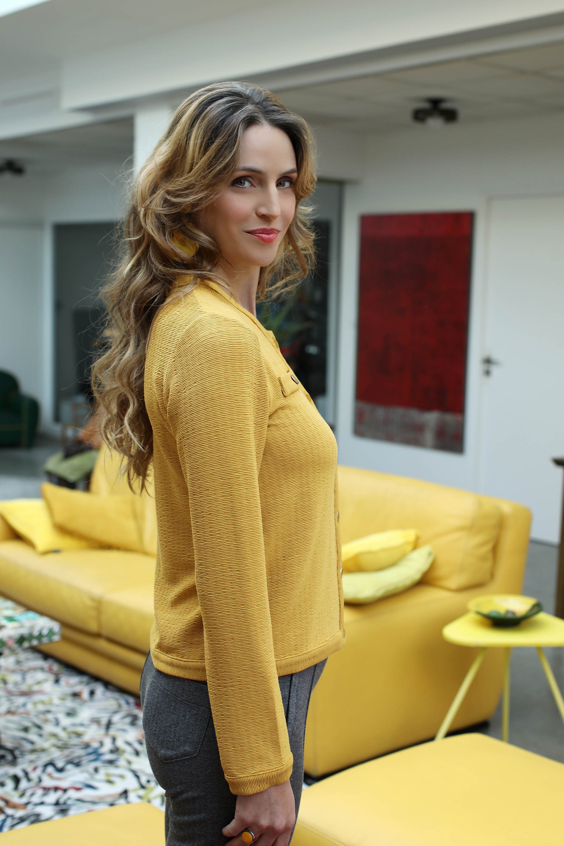 LE CARDIGAN OCRE | TOUS ENSEMBLE