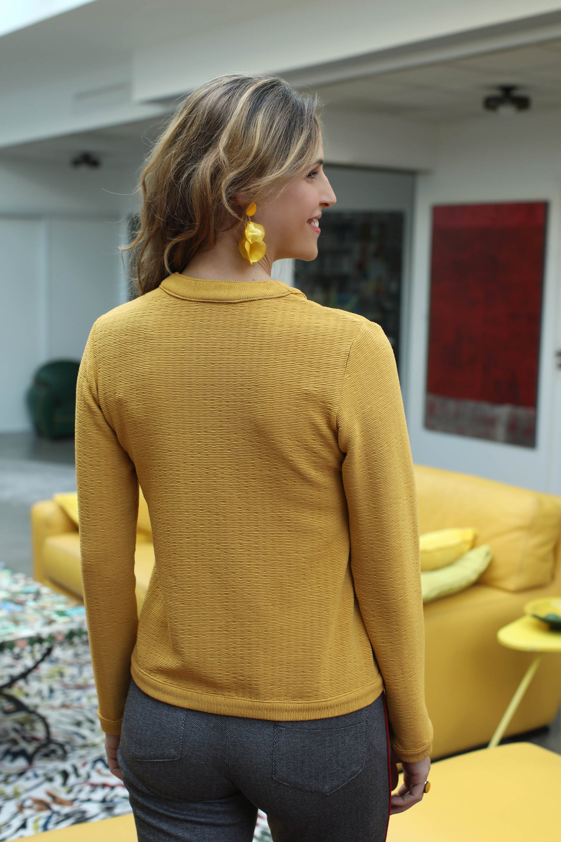 LE CARDIGAN OCRE | TOUS ENSEMBLE