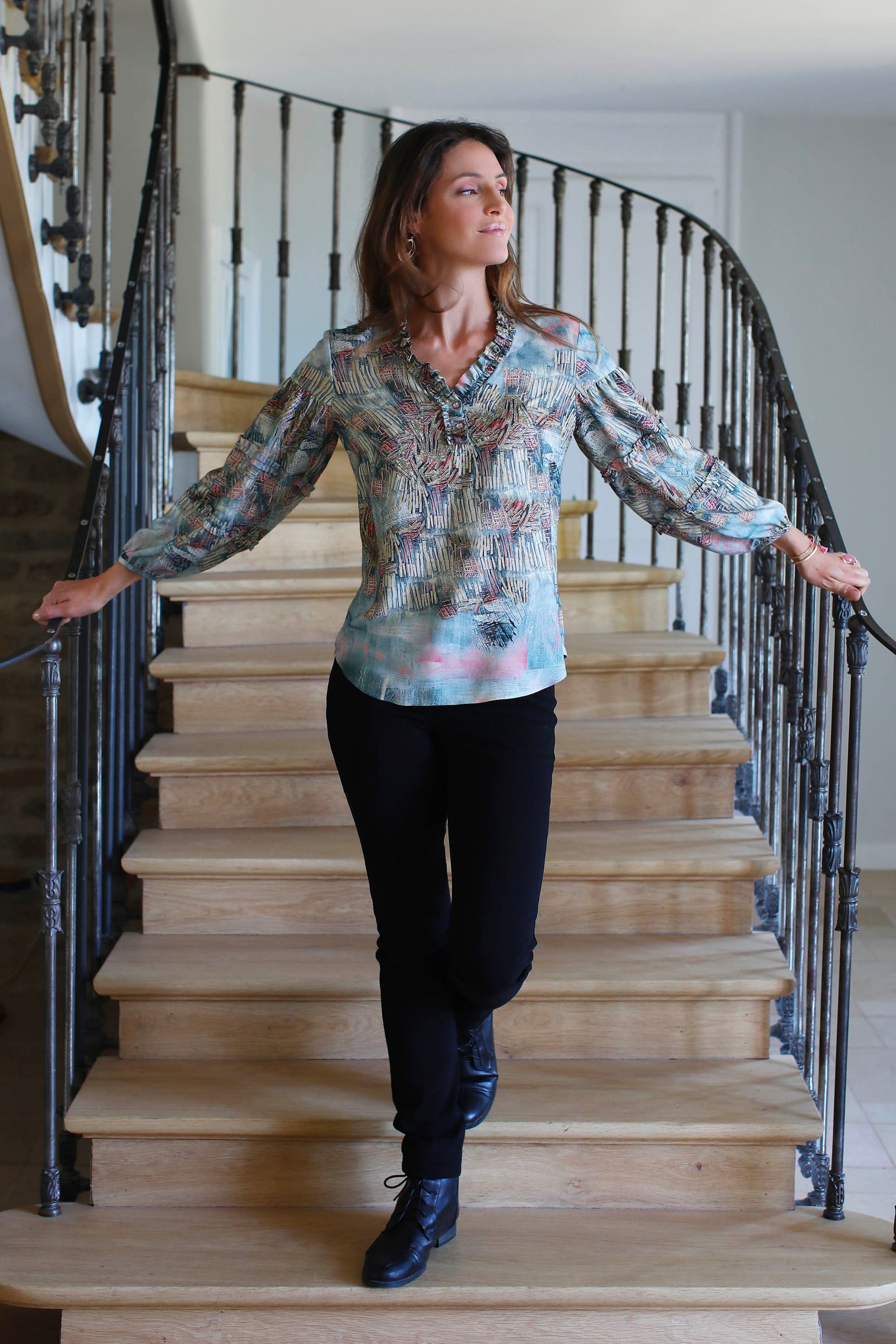 LE PANTALON SUÉDÉ NOIR | LUMINESCENCE