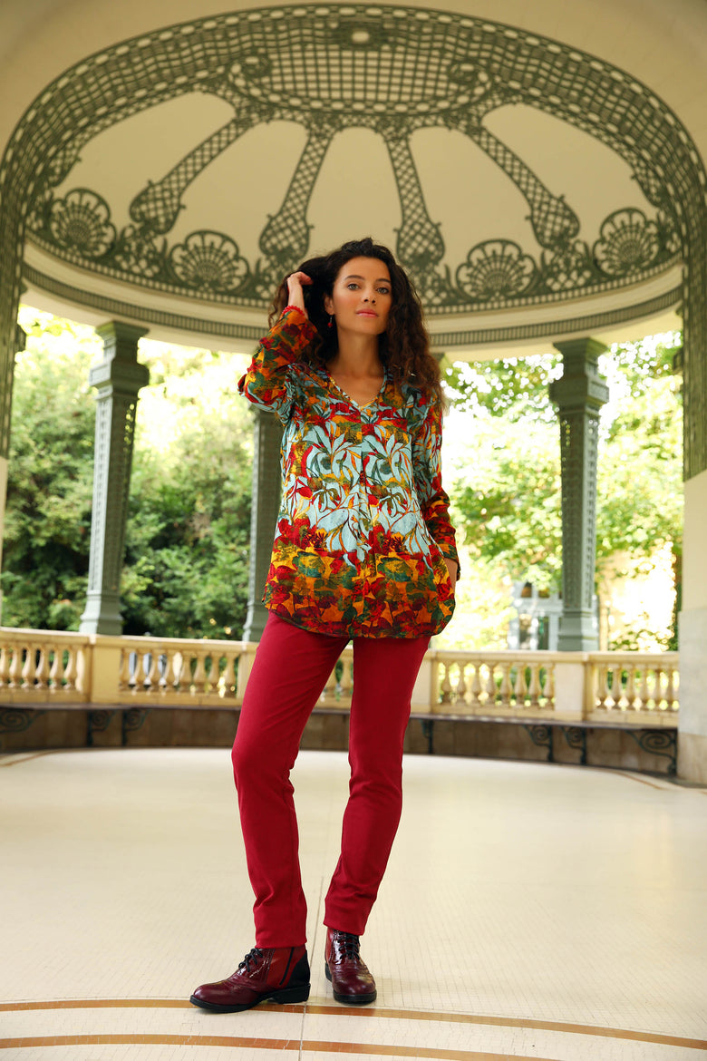 vêtement artist la marque pantalon-suede-jardins-enchantes