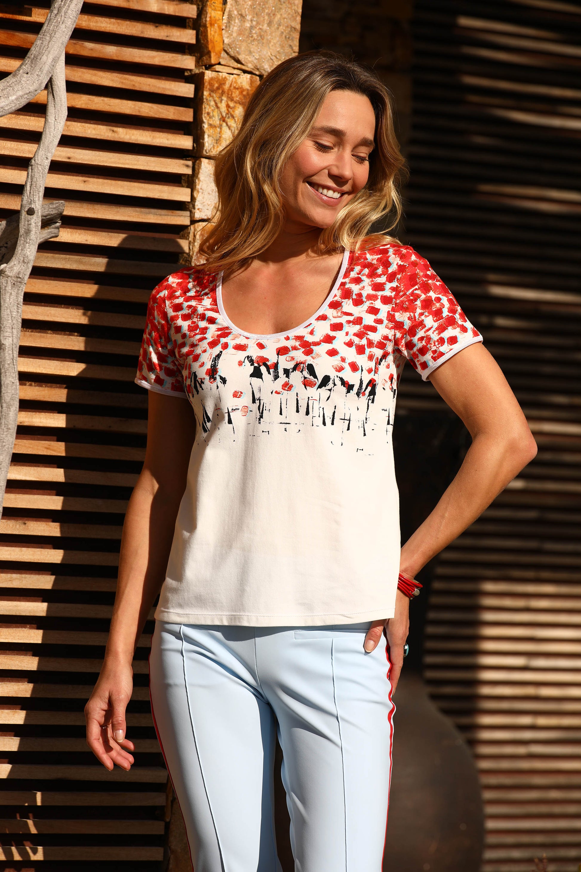 THE ROUND NECK TOP | BREATHE