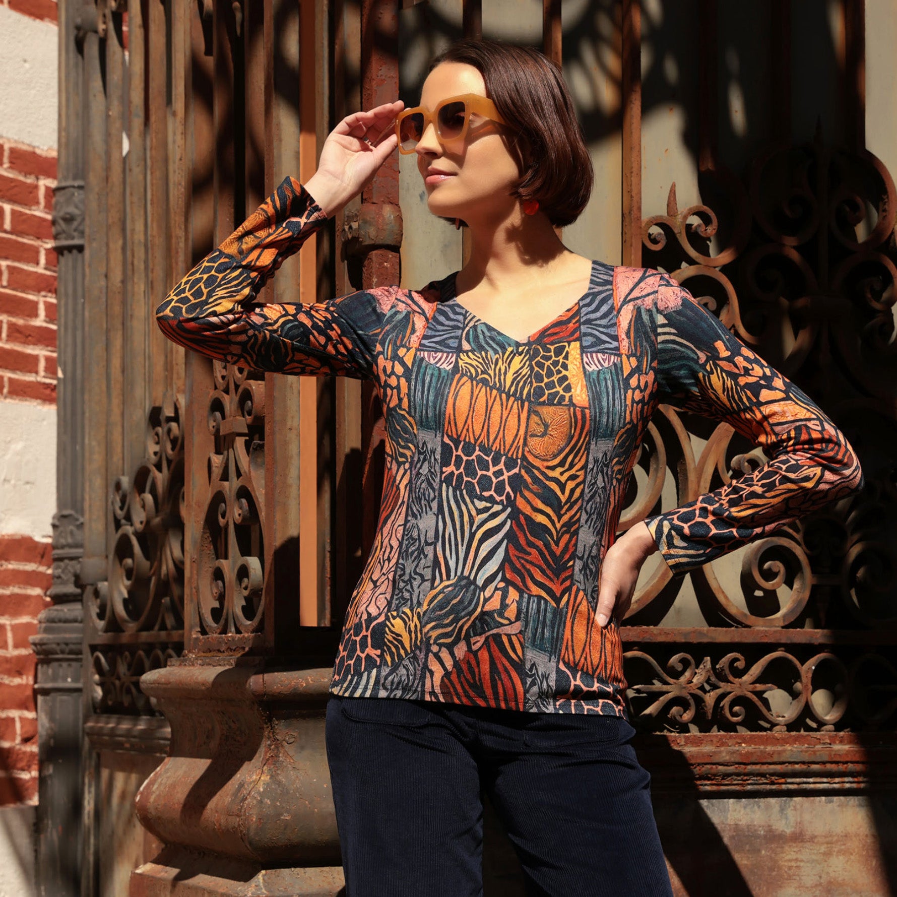 THE DIAMOND NECK TOP | SECRET GARDEN