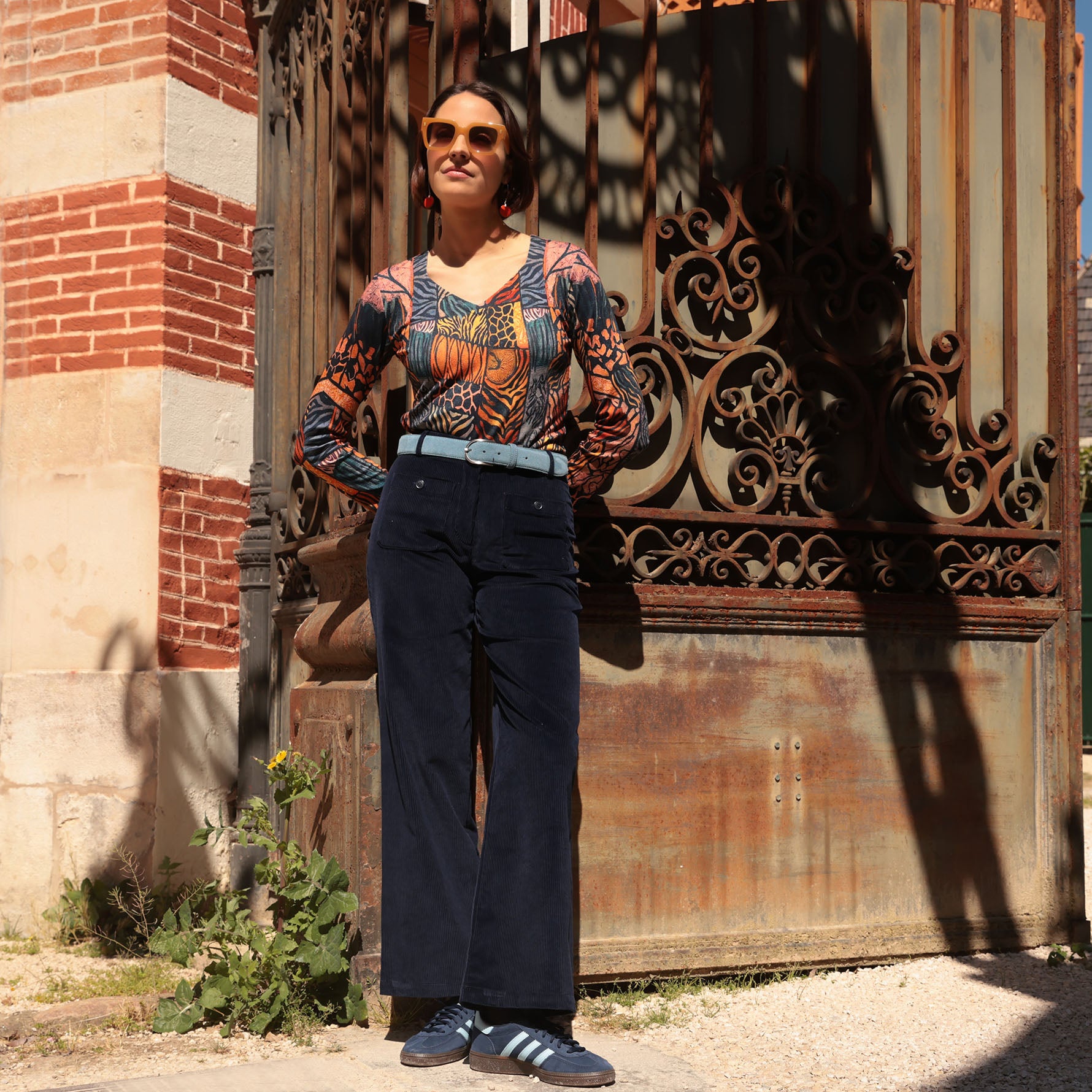 THE DIAMOND NECK TOP | SECRET GARDEN
