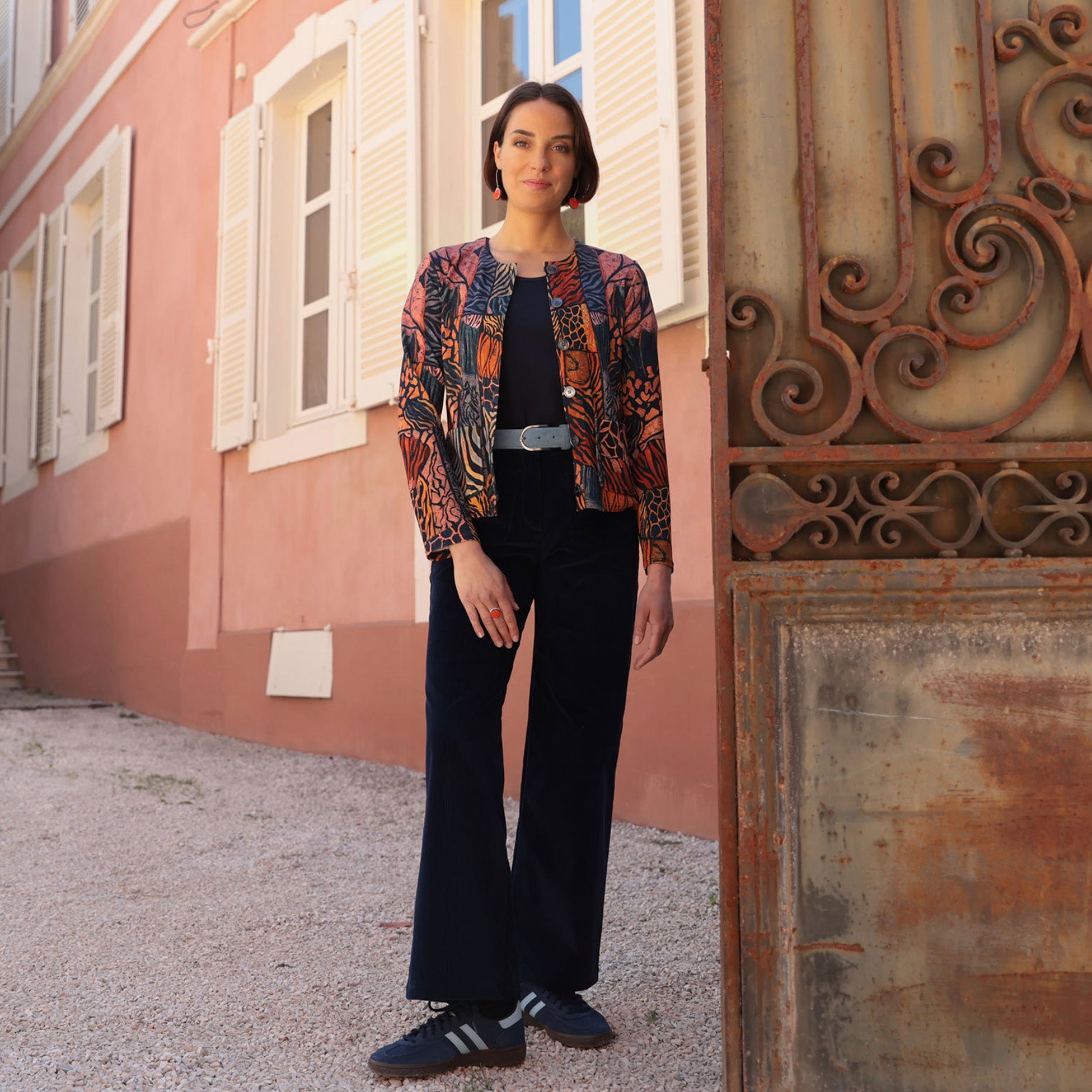 THE PRINTED CARDIGAN | SECRET GARDEN