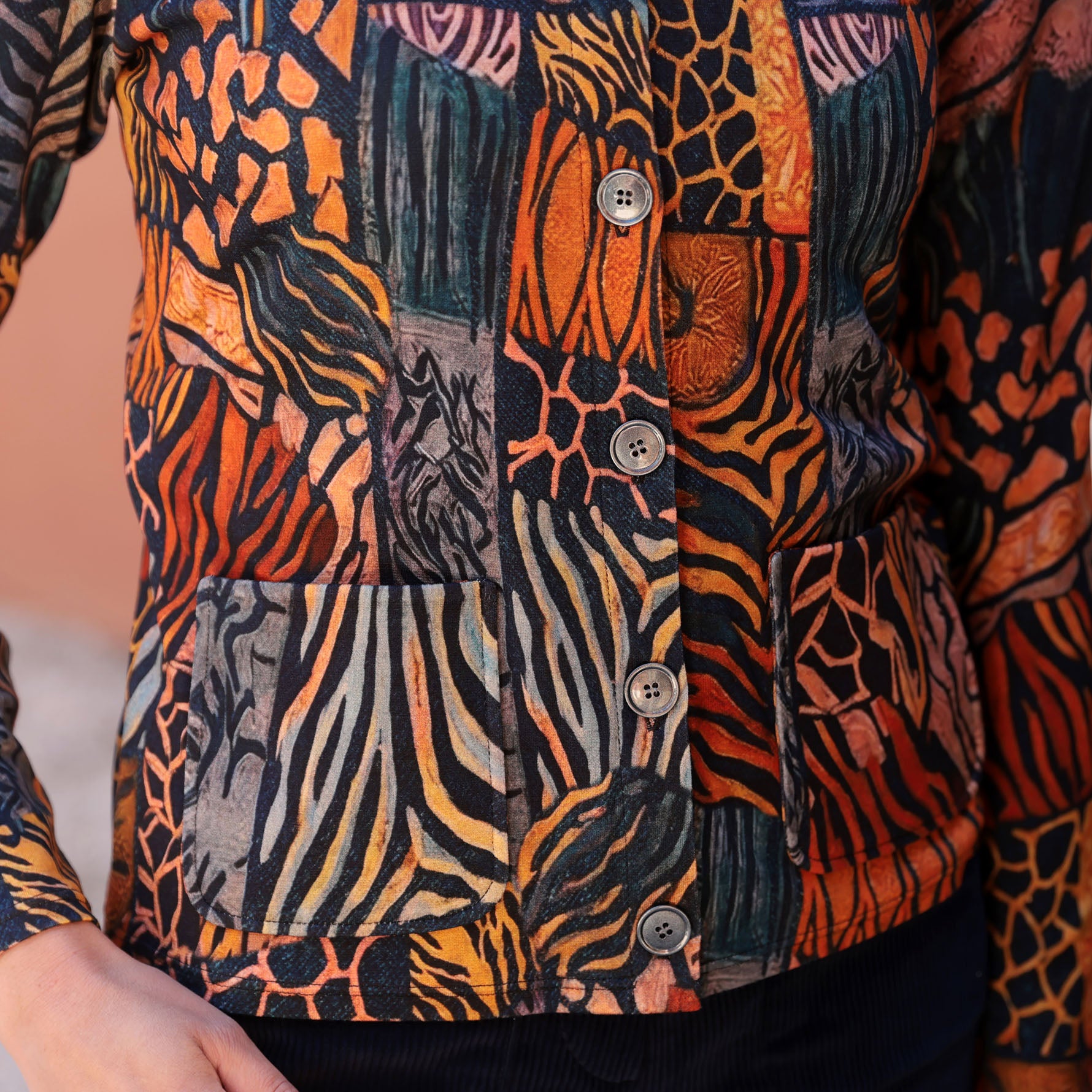 THE PRINTED CARDIGAN | SECRET GARDEN