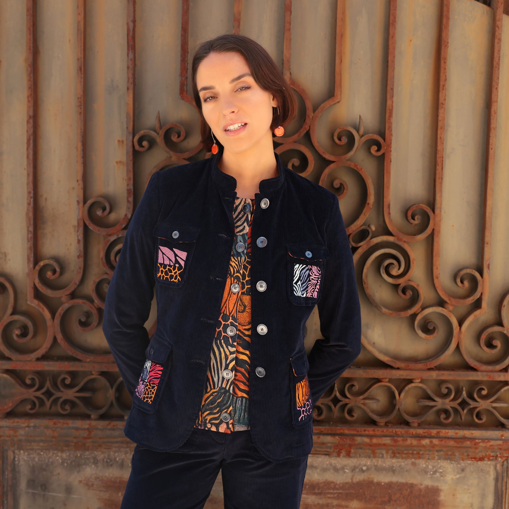 THE PRINTED CARDIGAN | SECRET GARDEN
