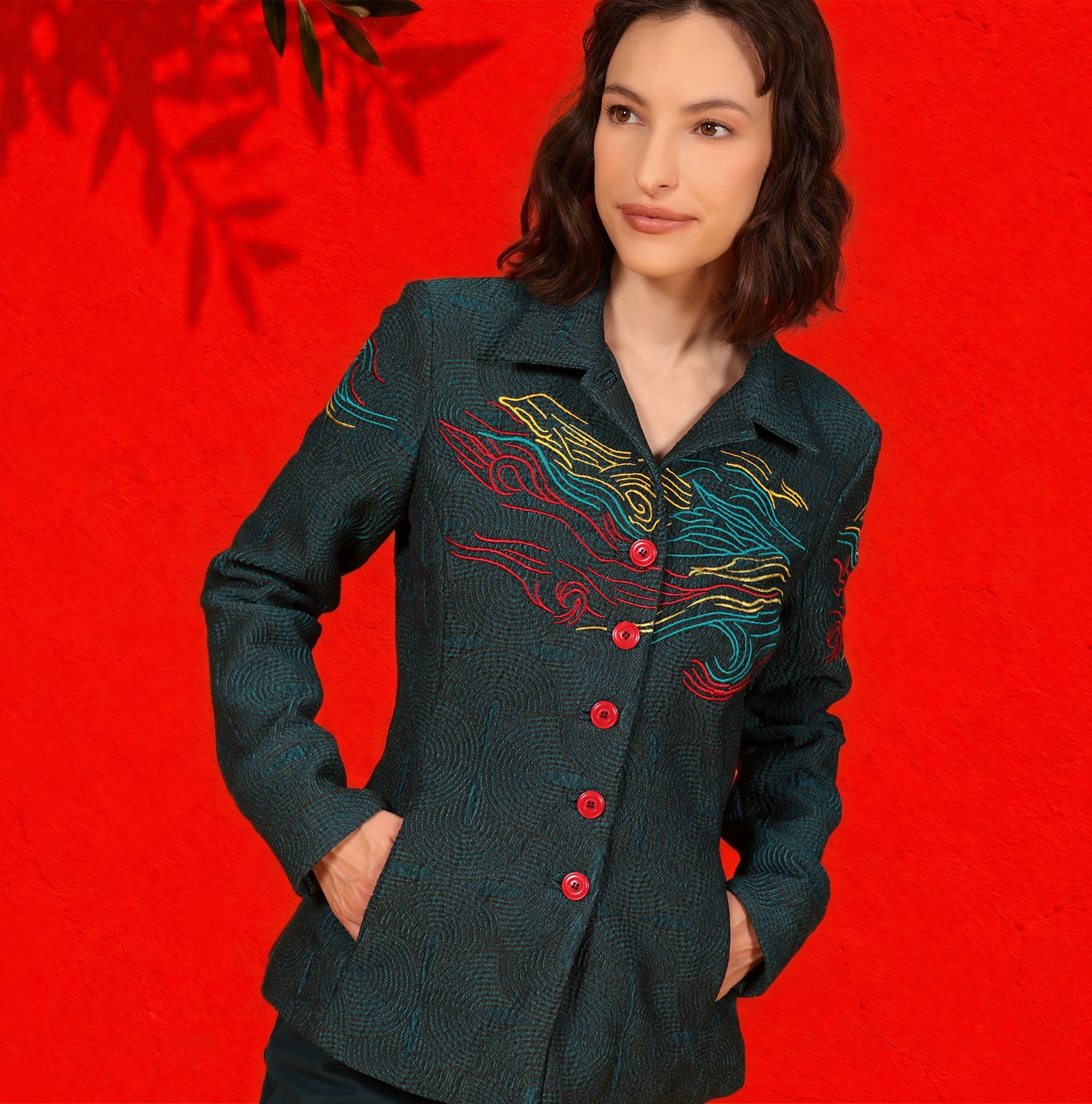 LA VESTE JACQUARD | SUR LA ROUTE DE MOUSTIERS
