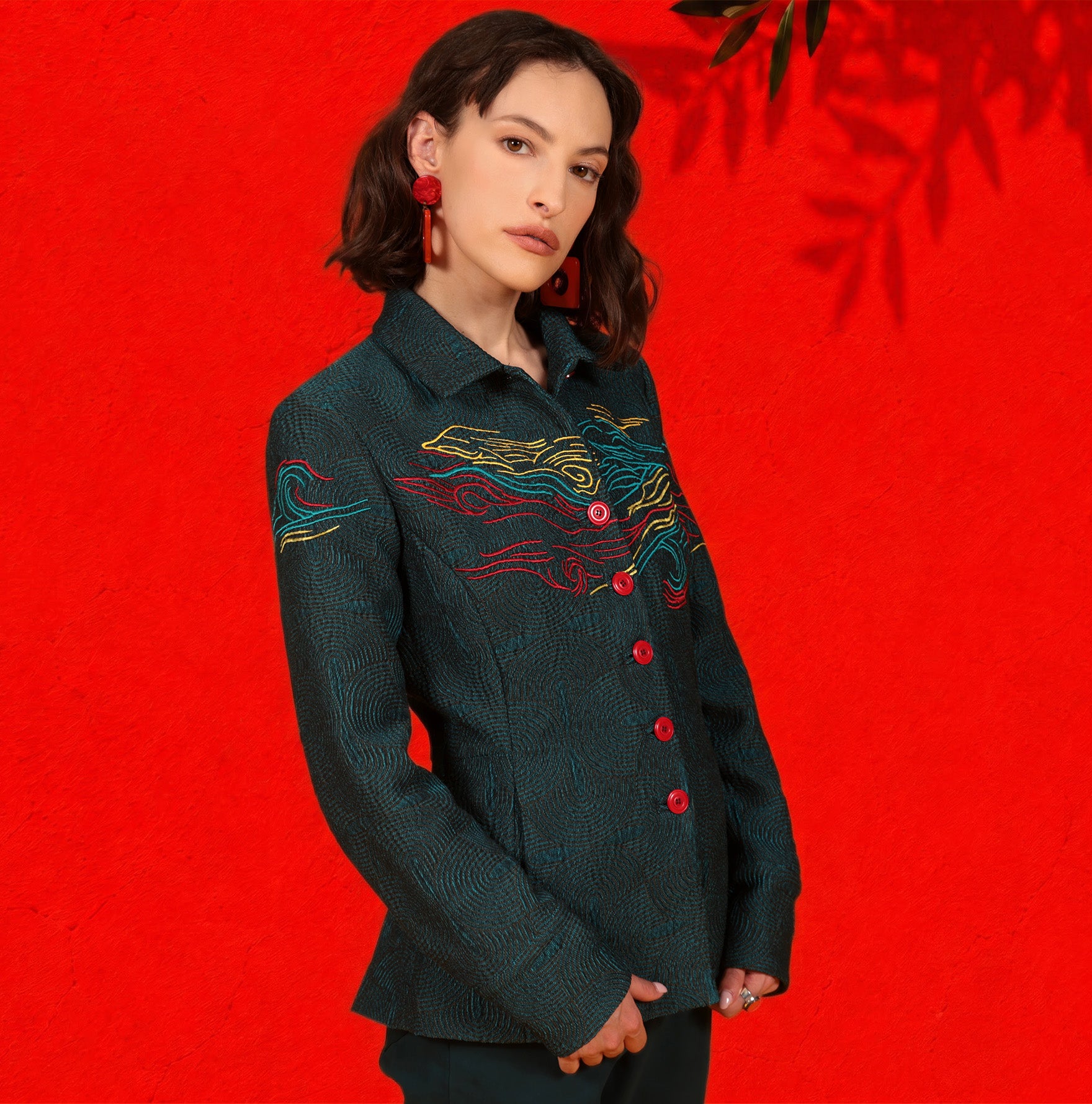LA VESTE JACQUARD | SUR LA ROUTE DE MOUSTIERS