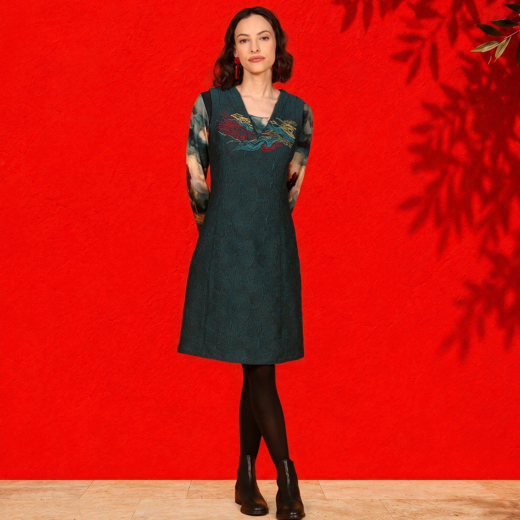 LA ROBE EN JACQUARD | SUR LA ROUTE DE MOUSTIERS
