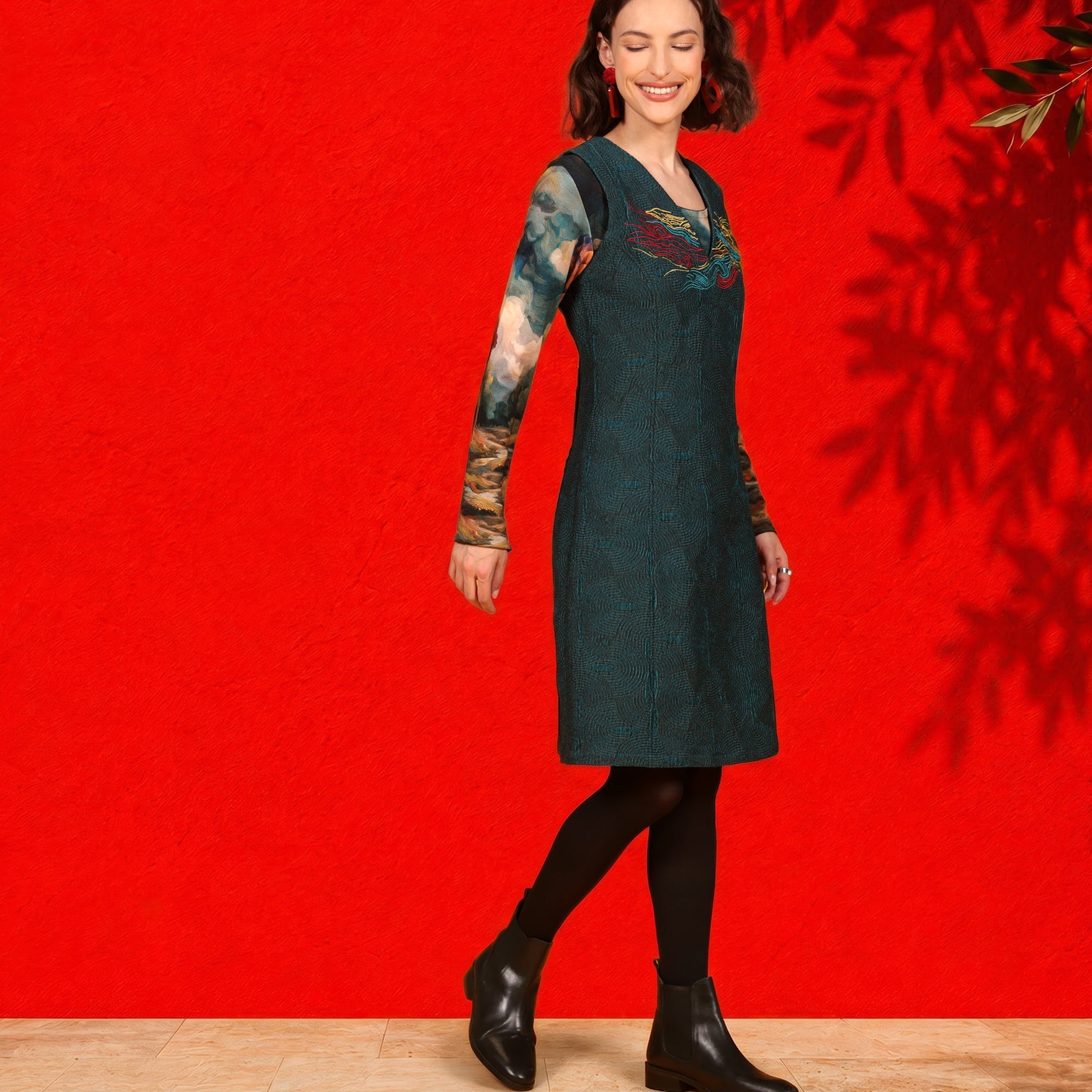 LA ROBE EN JACQUARD | SUR LA ROUTE DE MOUSTIERS